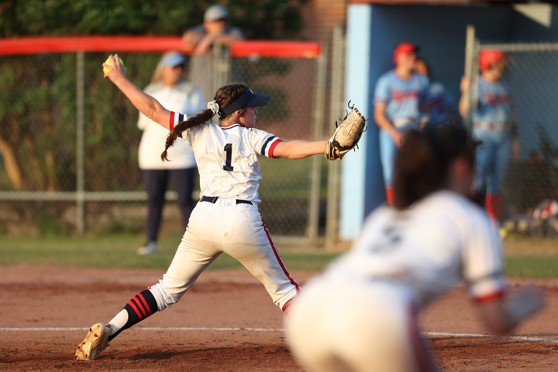 St. Benedict Softball vs TRA at St. Benedict At Auburndale on May 10, 2022 in the DII-AA Regional Softball Tournament. (Ryan Beatty/SBA)