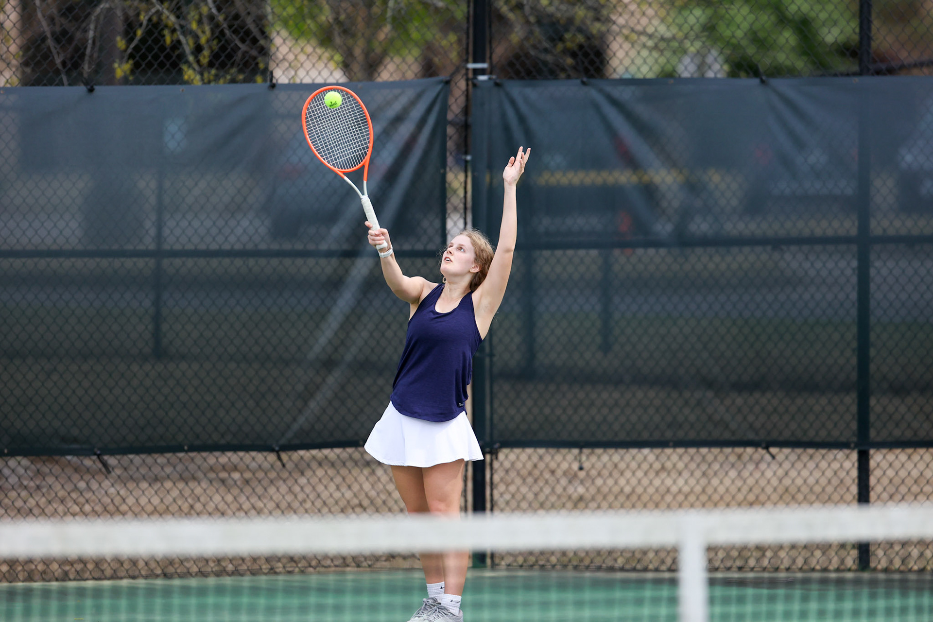 St. Benedict Tennis vs Briarcrest at Briarcrest Christian School on April 12, 2022 in Memphis, TN. (Ryan Beatty/SBA)