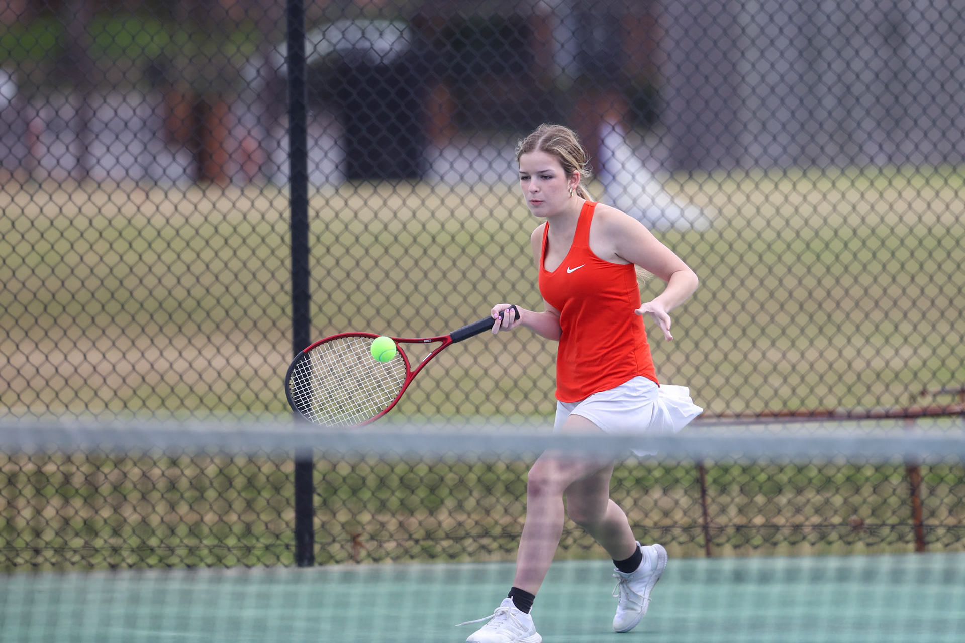 SBA Tennis vs Houston on Thursday, April 13, 2023. (Ryan Beatty Photo)