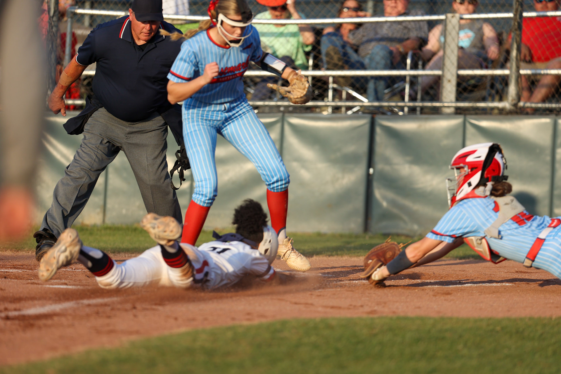 St. Benedict Softball vs TRA at St. Benedict At Auburndale on May 10, 2022 in the DII-AA Regional Softball Tournament. (Ryan Beatty/SBA)