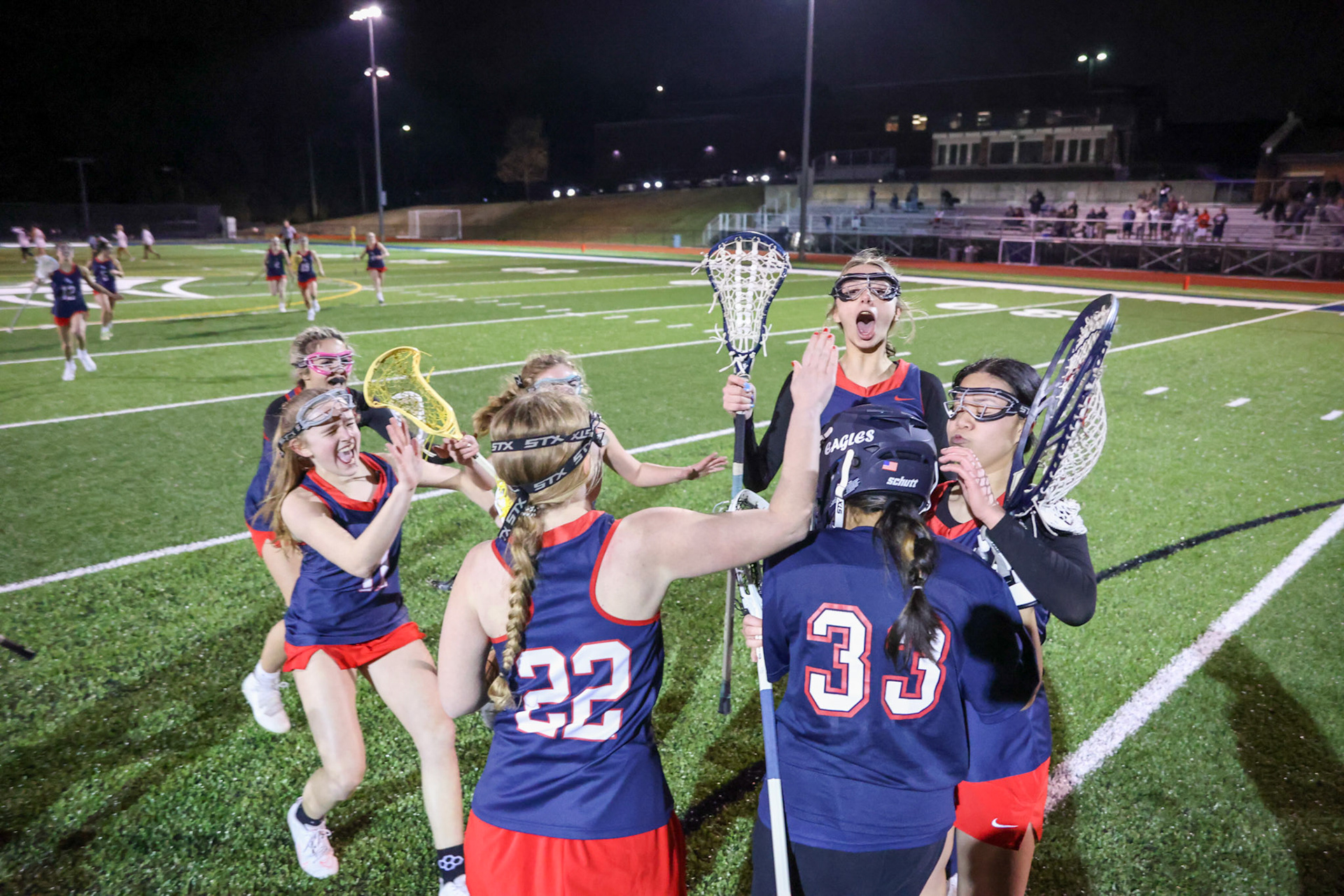 SBA Girls Lacrosse vs Lausanne on Wednesday, March 8, 2023. (Ryan Beatty Photo)
