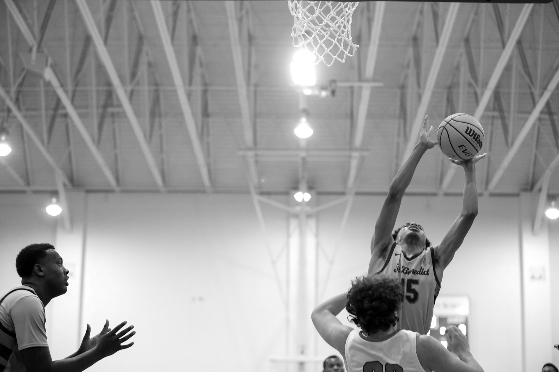 SBA Boys Basketball at MUS. (Ryan Beatty Photo)