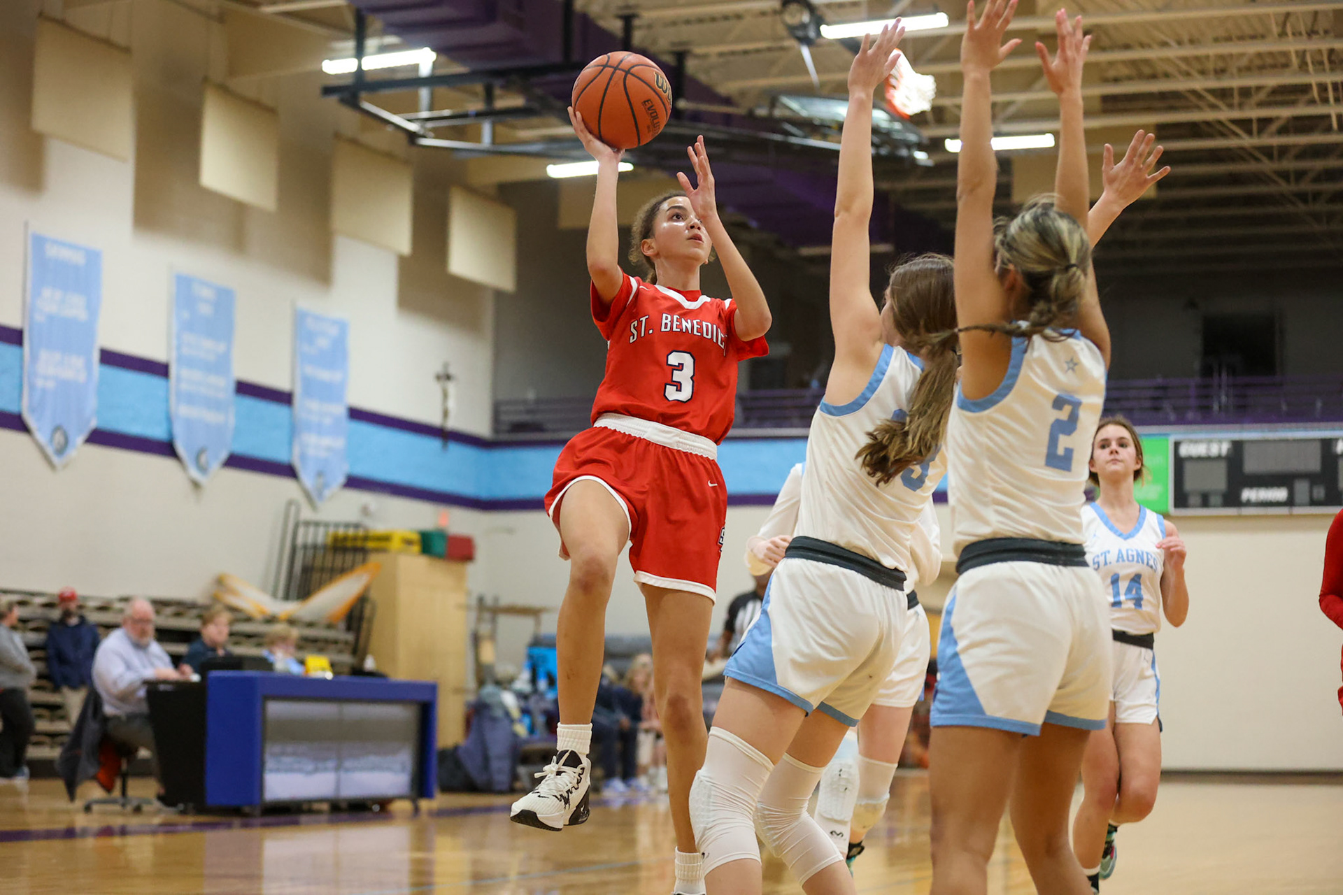 SBA Girls Basketball vs St. Agnes on Monday, January 23, 2022. (Ryan Beatty Photo)