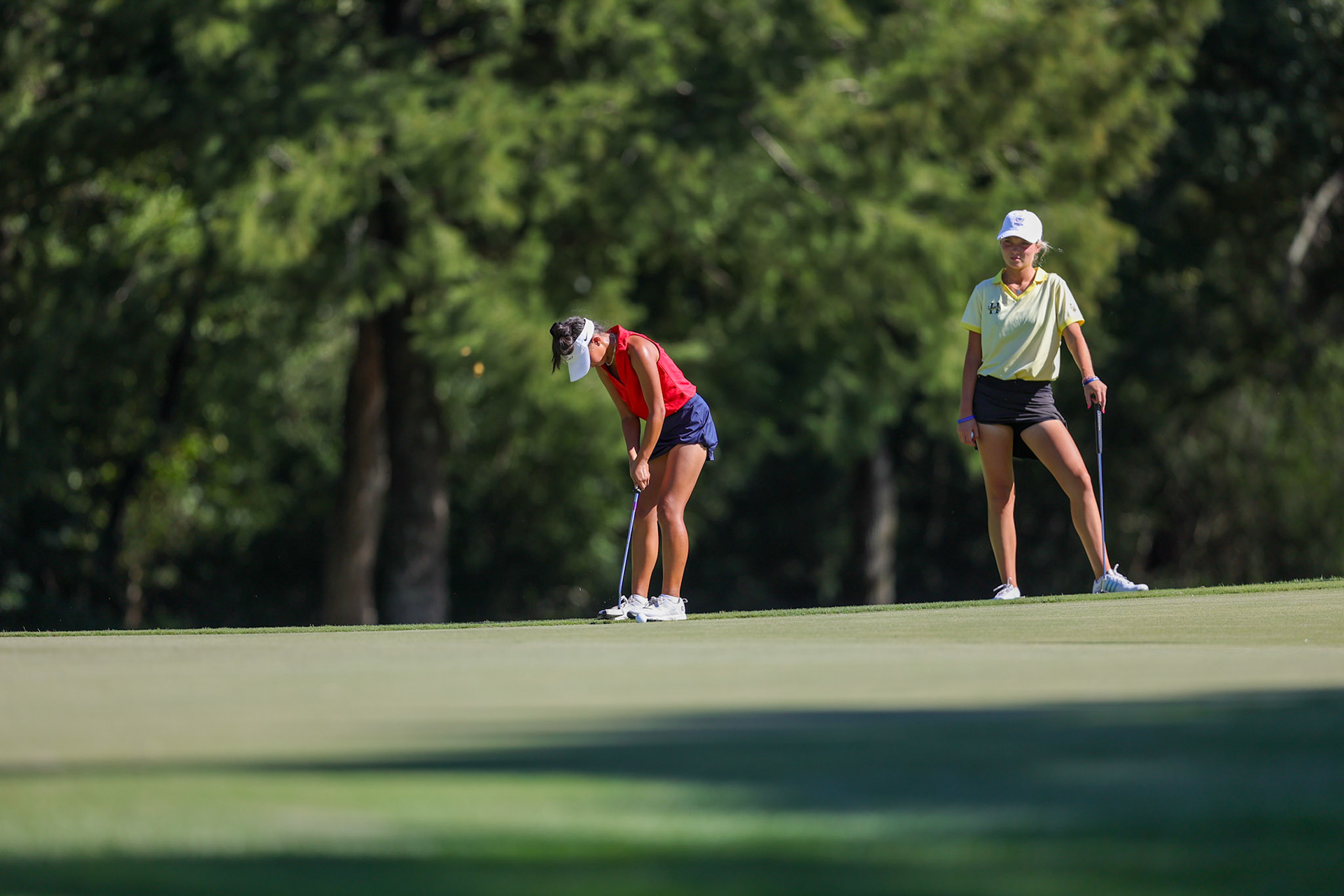 St. Benedict Girls Golf at Windyke on August 31, 2022. (Ryan Beatty/SBA)