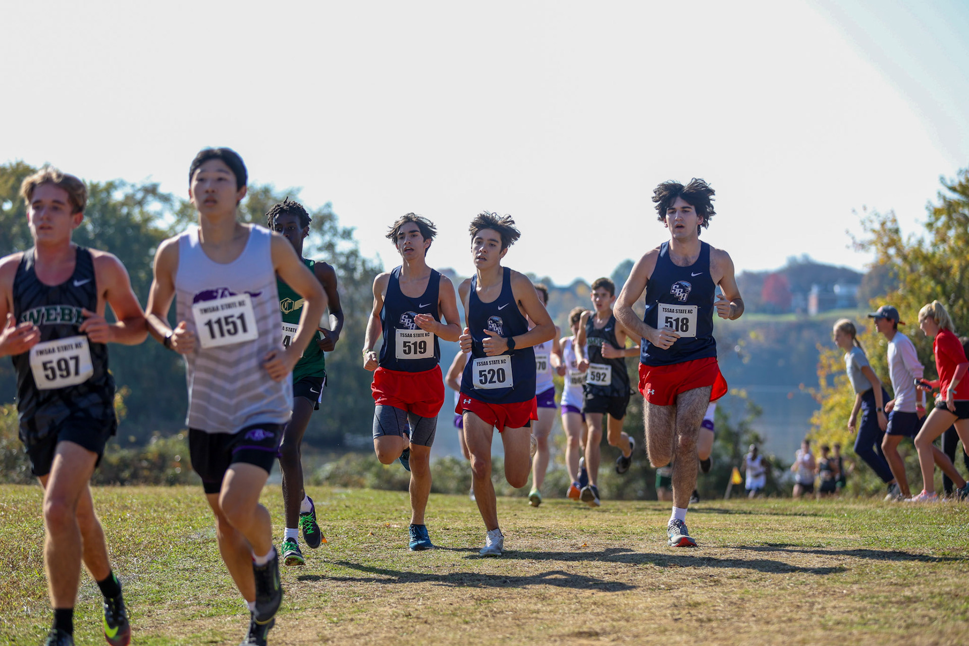 TSSAA Cross Country State Race on Nov. 3rd, 2022 in Hendersonville, TN. (Ryan Beatty/SBA)