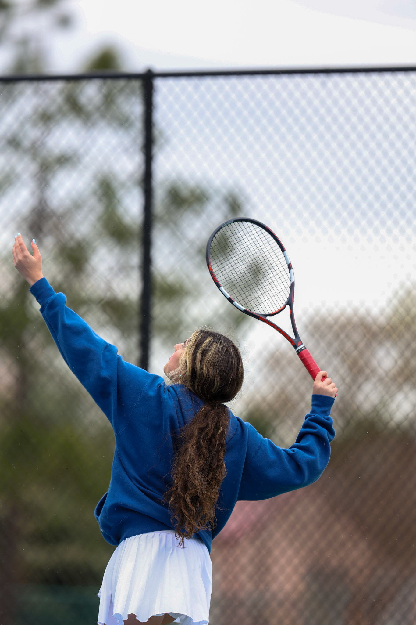 St. Benedict Tennis vs Brighton Cardinals on Wednesday April 6, 2022 at St. Benedict At Auburndale High School in Memphis, TN. (Ryan Beatty/SBA)