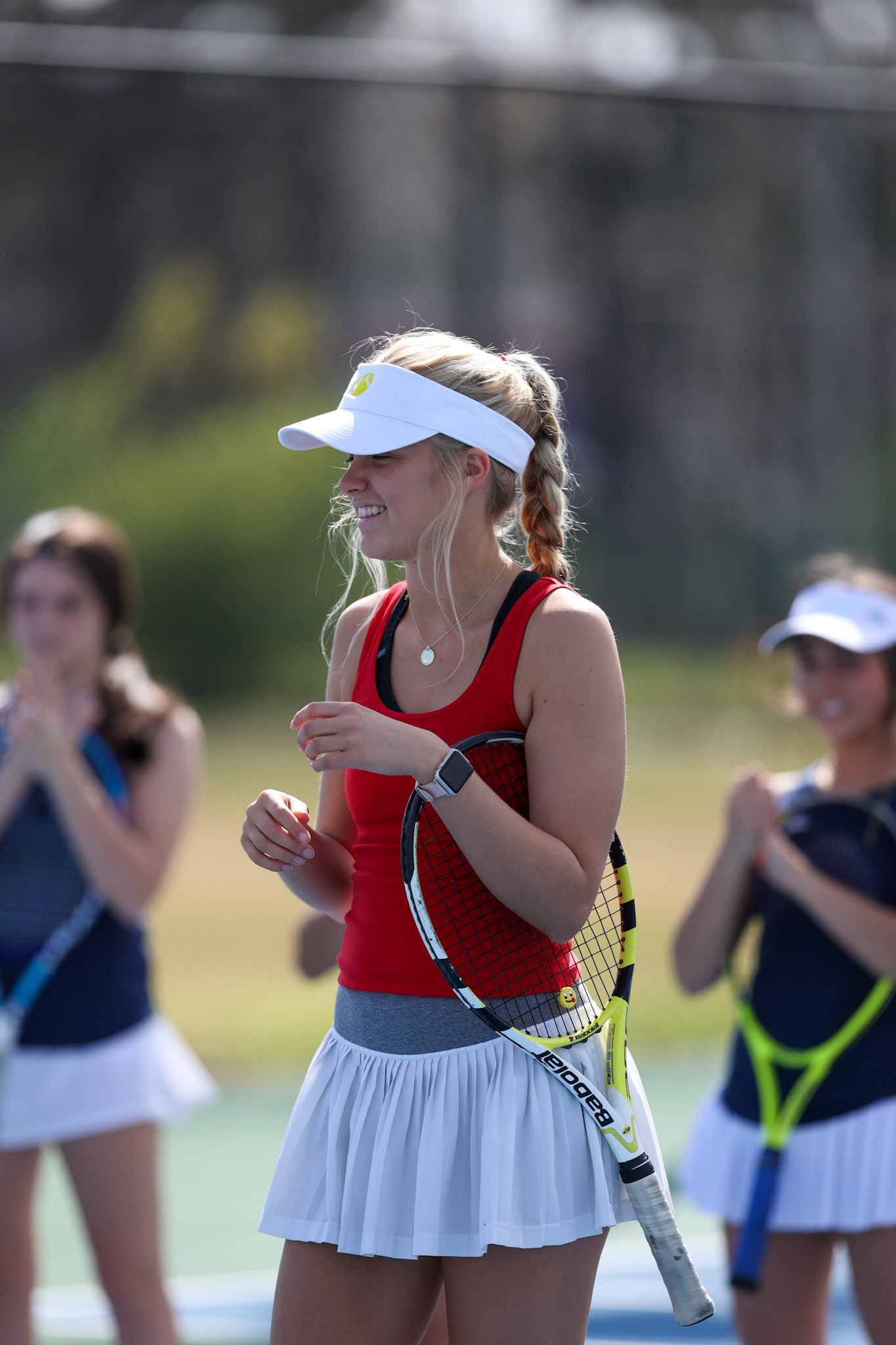 St. Benedict Tennis vs St. Mary’s on April 5, 2022 at St. Benedict at Auburndale High School in Memphis, TN. (Ryan Beatty/SBA)
