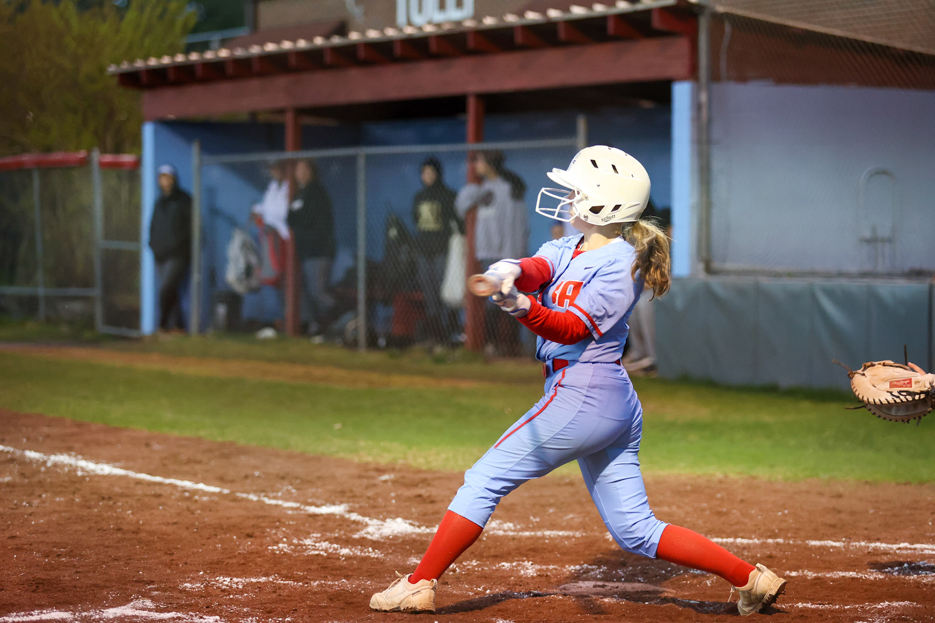 St. Benedict Softball vs Millington on Senior Night at St. Benedict at Auburndale in Memphis, TN on April 20, 2022. (Ryan Beatty/SBA)