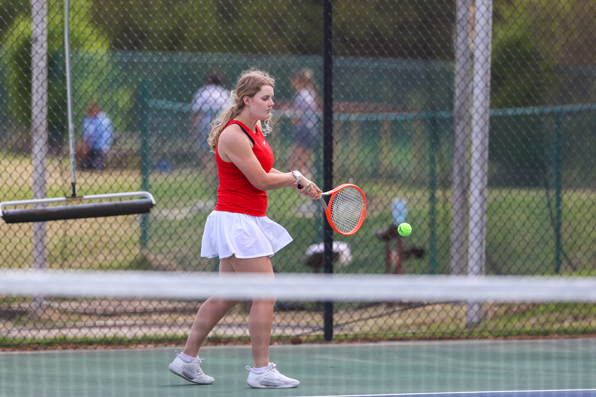 SBA Tennis vs Houston on Thursday, April 13, 2023. (Ryan Beatty Photo)