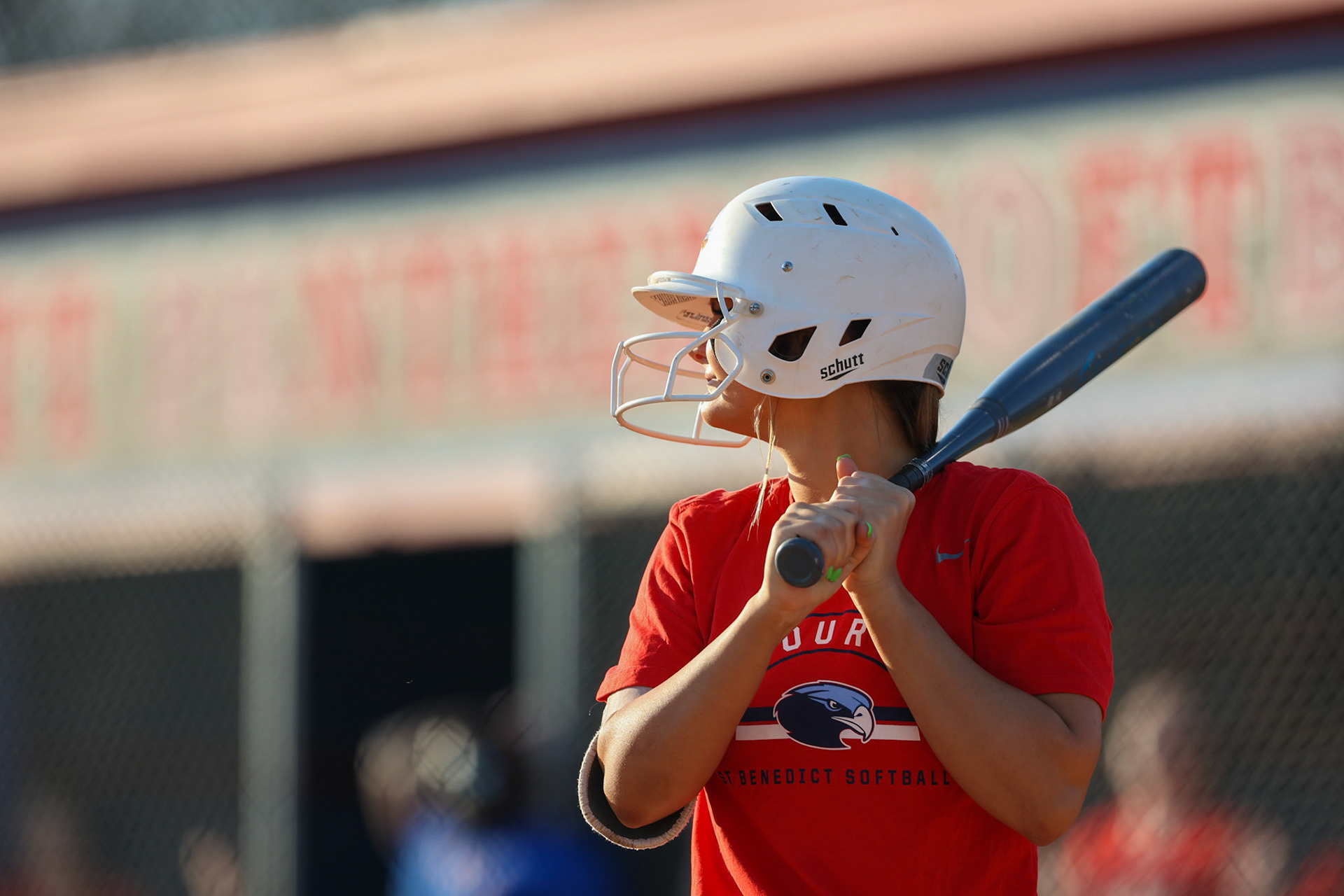 St. Benedict Softball vs Bartlett High School on March 3, 2022 at W.J. Freeman Park in Memphis, TN (Ryan Beatty/SBA)