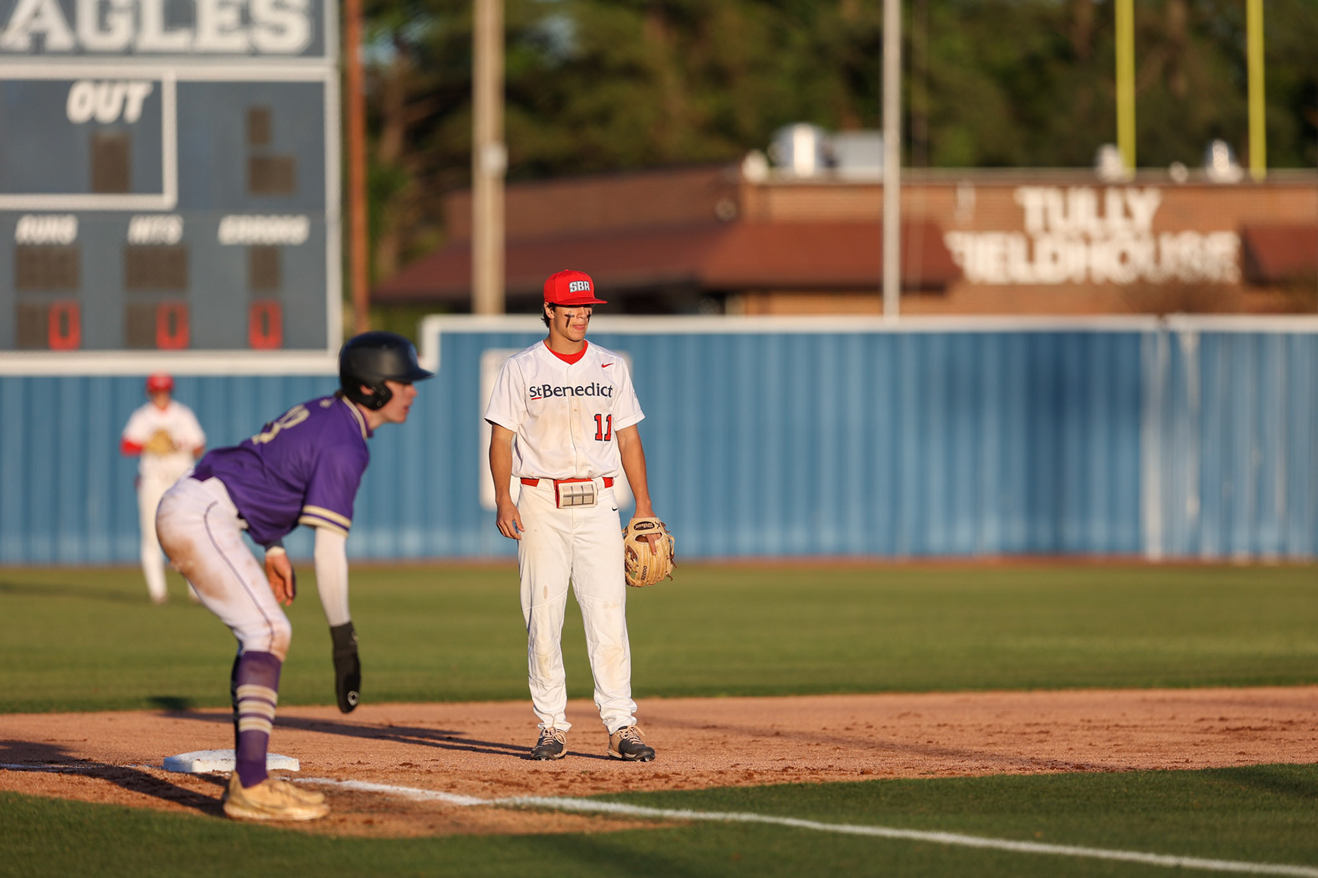 St. Benedict Baseball Senior Night vs CBHS at St. Benedict at Auburndale High School on April 26, 2022.  (Ryan Beatty/SBA)