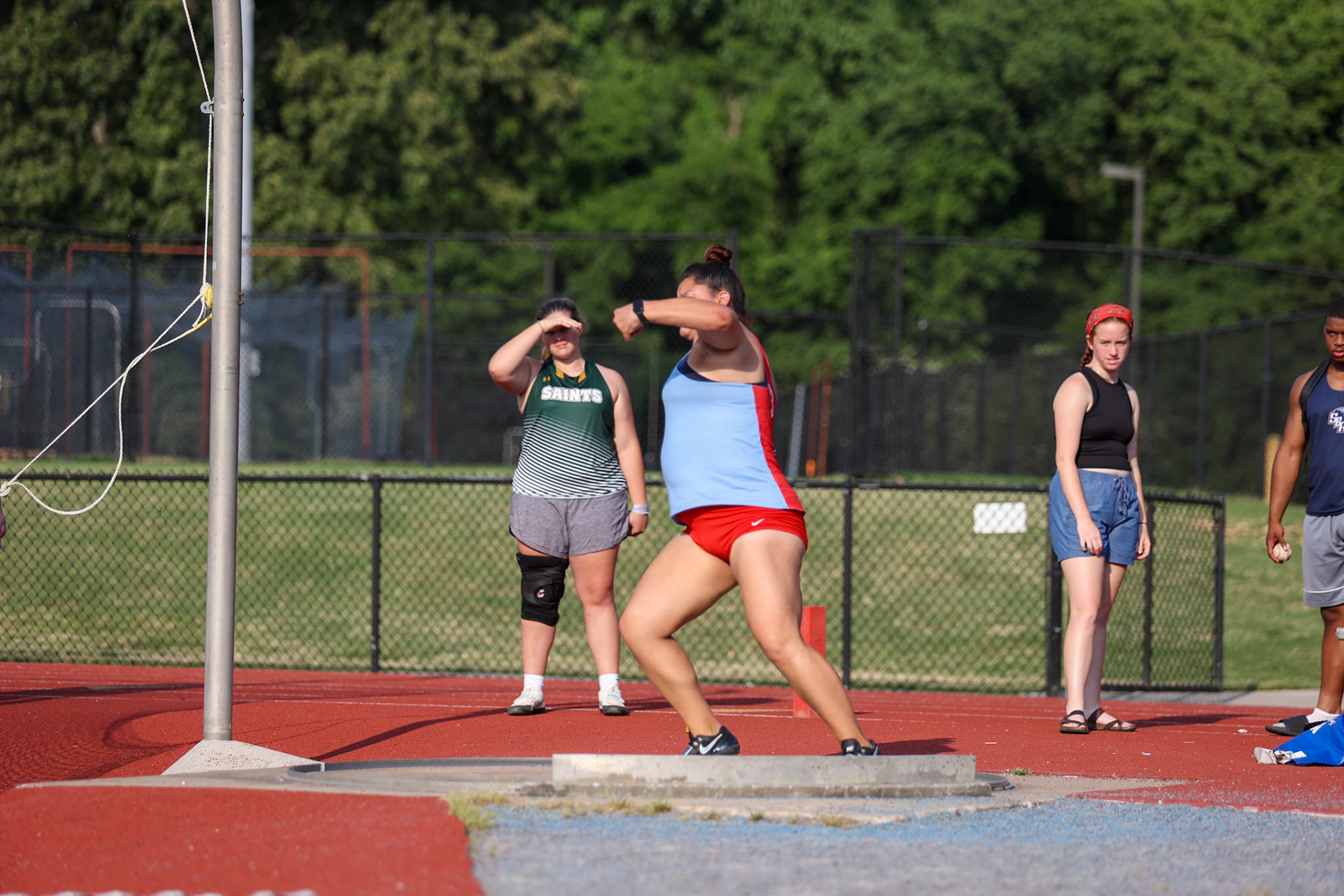 St. Benedict Track at MUS Region Meet on May 11, 2022. (Ryan Beatty/SBA)