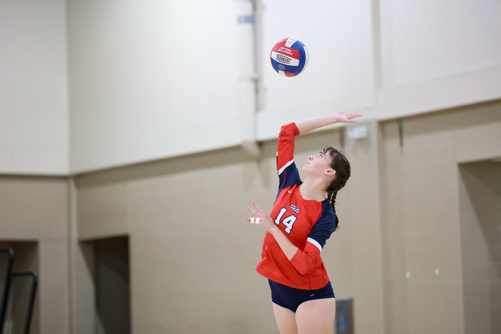 St. Benedict Volleyball vs Hutchison at St. Benedict on Tuesday, September 13, 2022. (Ryan Beatty/SBA)