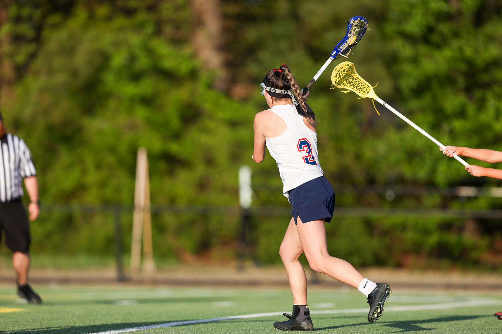 St. Benedict Girls Lacrosse vs St. Agnes on Senior Night at St. Benedict at Auburndale in Memphis, TN on April 19, 2022. (Ryan Beatty/SBA)
