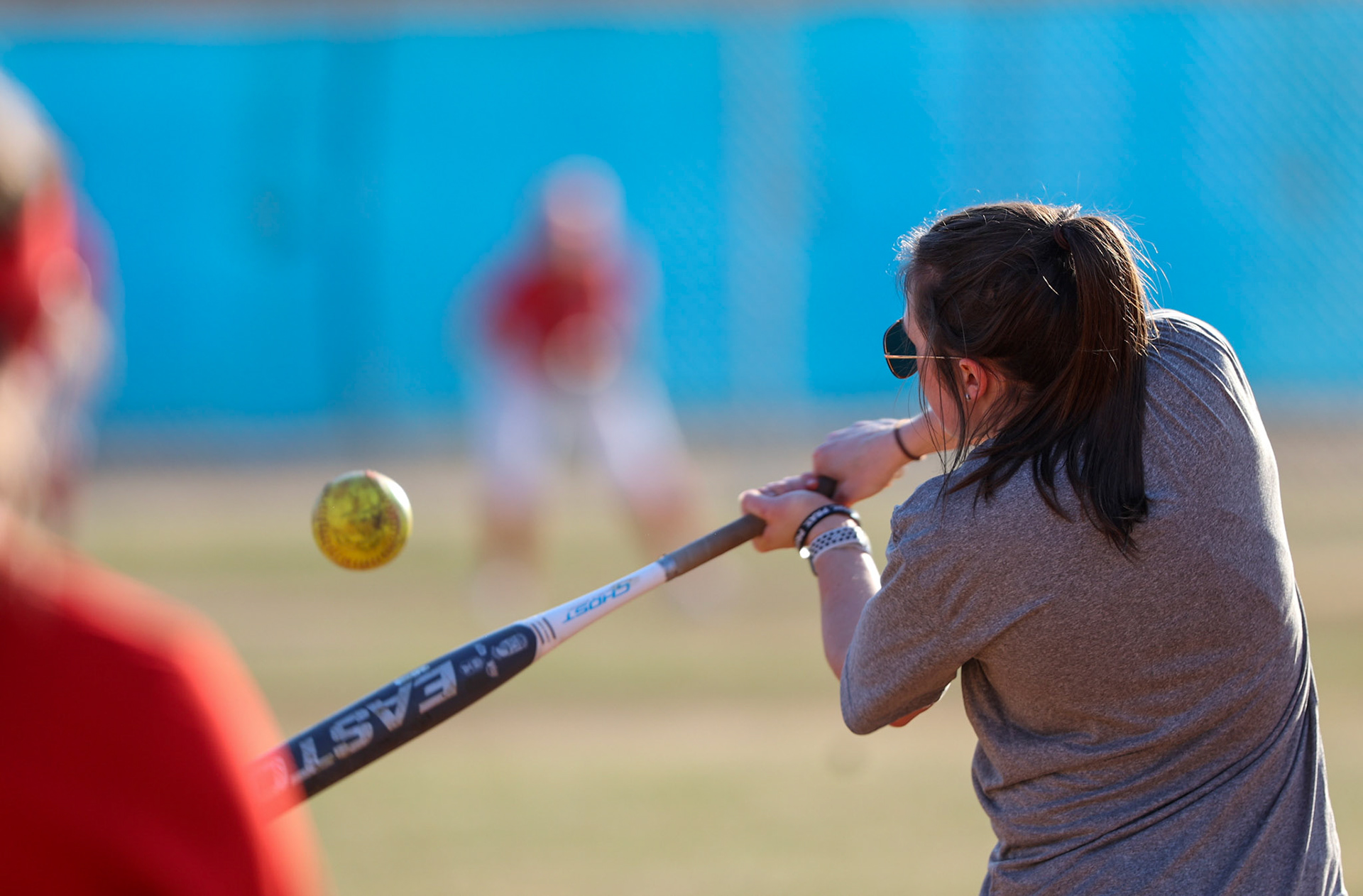 St. Benedict Softball vs Bartlett High School on March 3, 2022 at W.J. Freeman Park in Memphis, TN (Ryan Beatty/SBA)