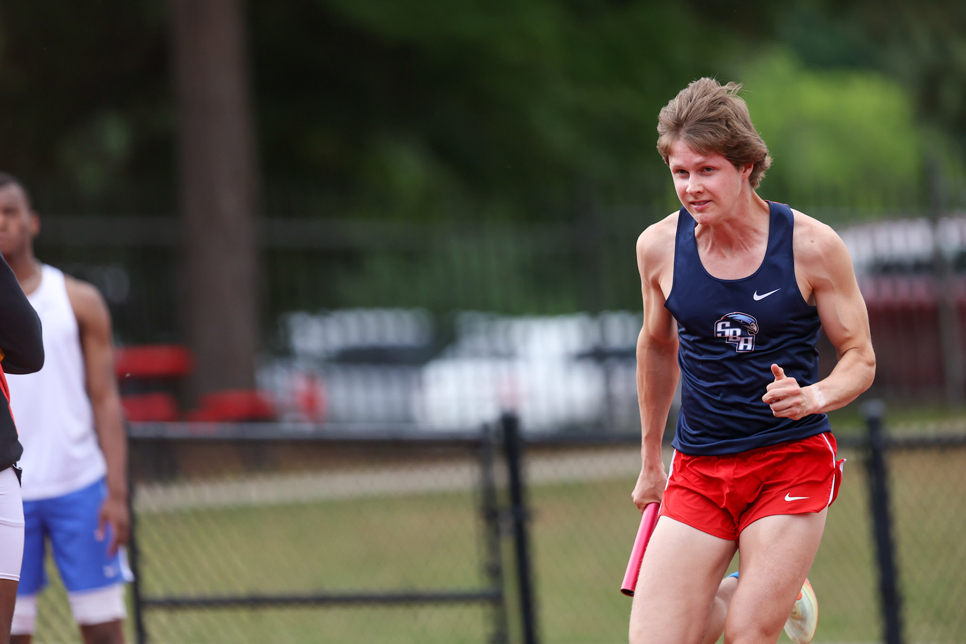 St. Benedict Track at Memphis University School in Memphis, TN on May 3, 2022. (Ryan Beatty/SBA)
