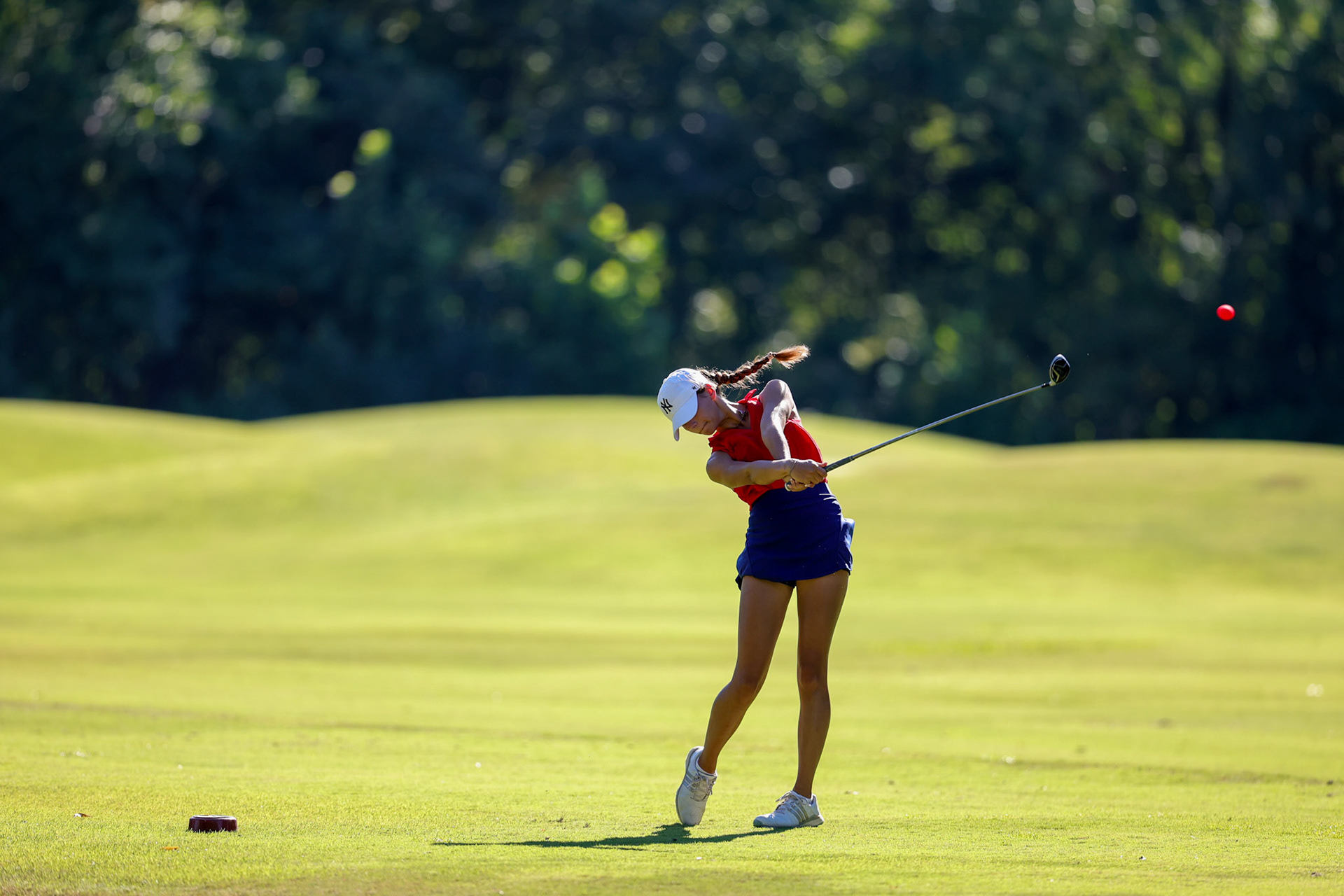 St. Benedict Girls Golf at Windyke on August 31, 2022. (Ryan Beatty/SBA)