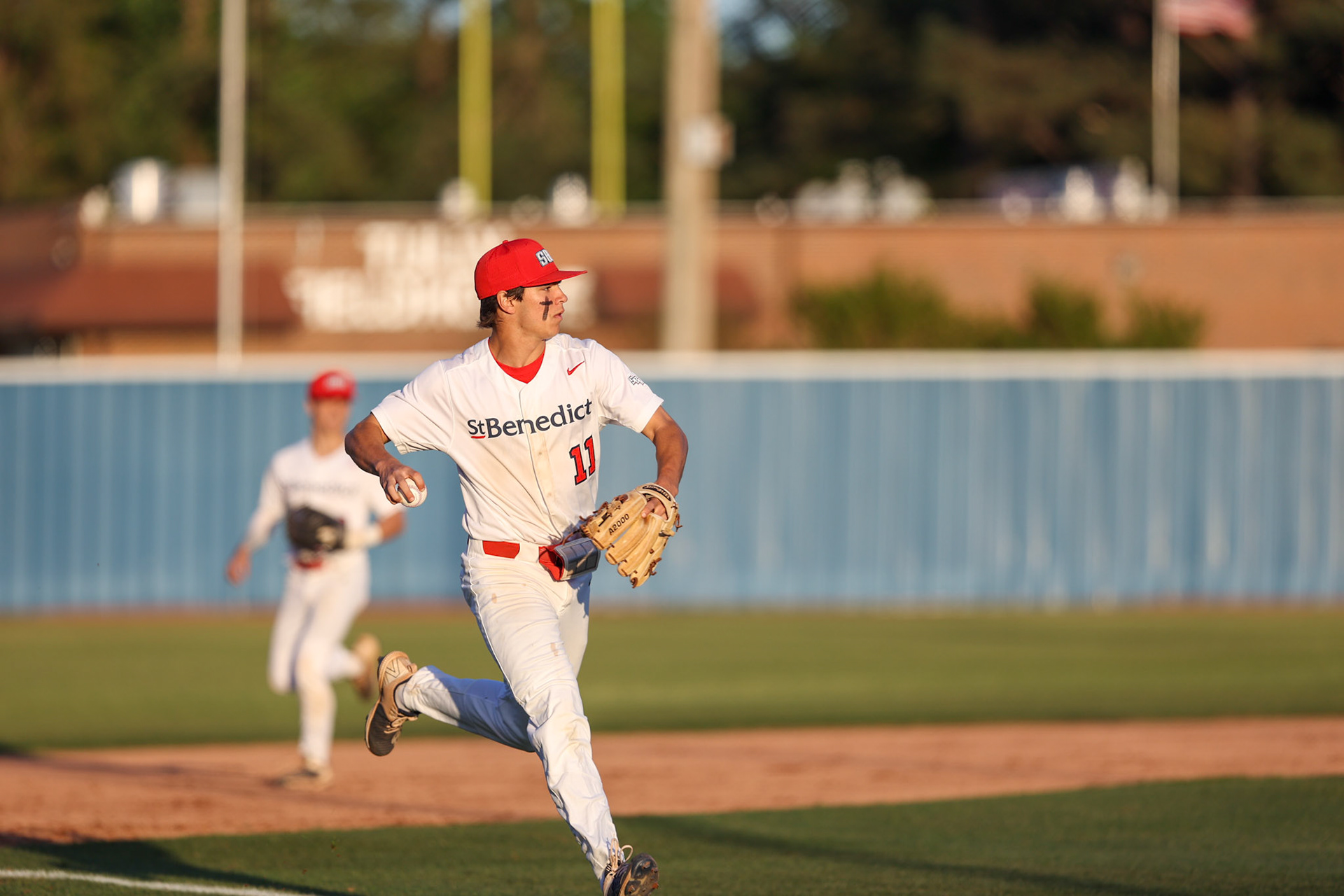 St. Benedict Baseball Senior Night vs CBHS at St. Benedict at Auburndale High School on April 26, 2022.  (Ryan Beatty/SBA)