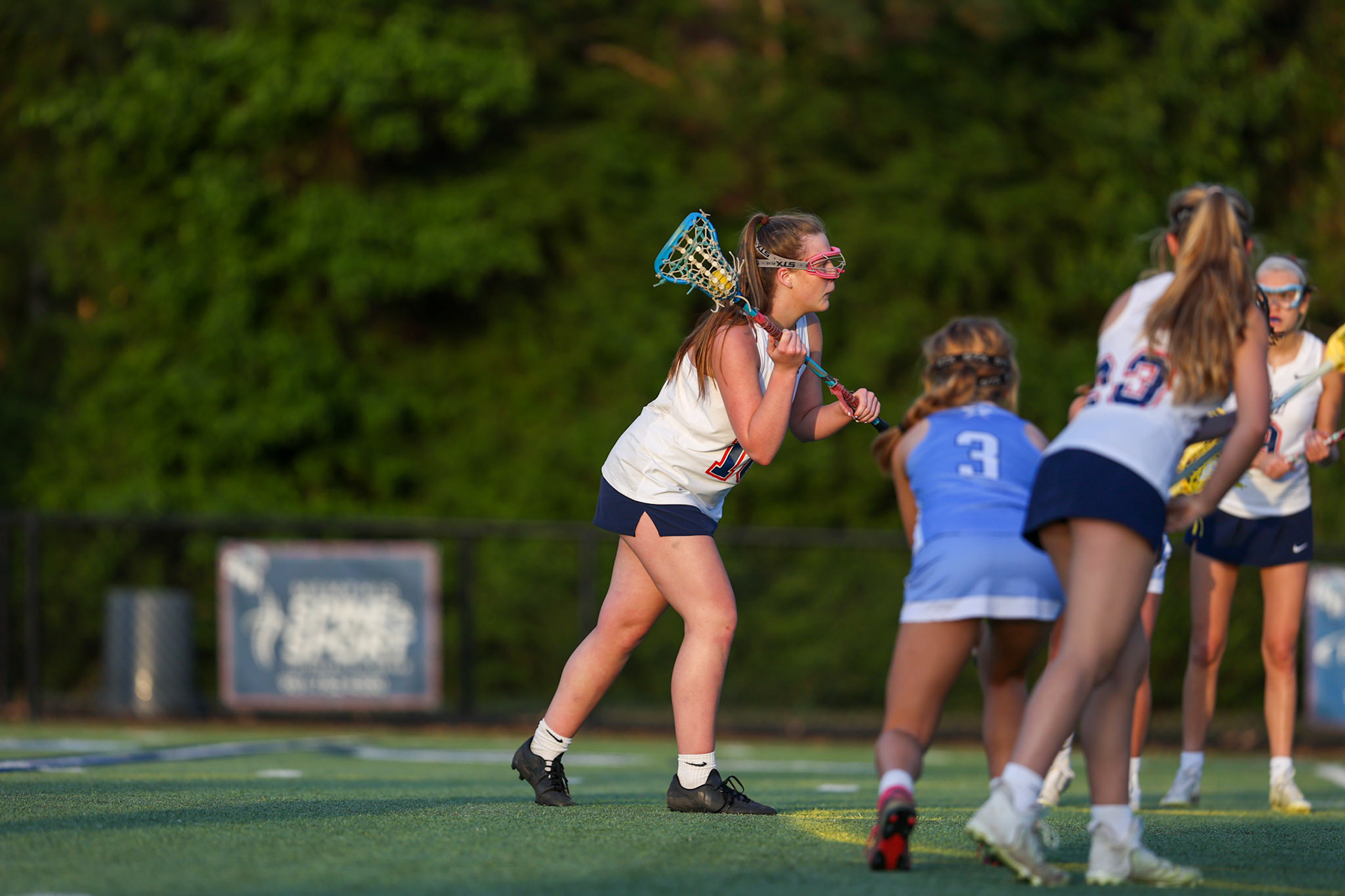 St. Benedict Girls Lacrosse vs St. Agnes on Senior Night at St. Benedict at Auburndale in Memphis, TN on April 19, 2022. (Ryan Beatty/SBA)