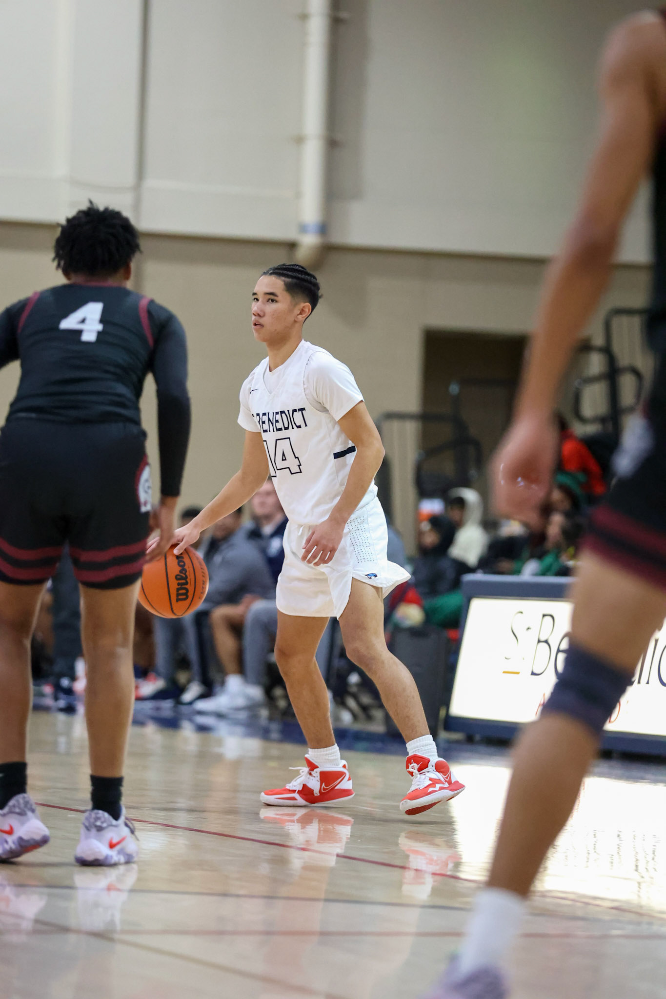 SBA Basketball vs Sacred Heart at the 2022 SBA Holiday Hoops Tournament. (Ryan Beatty Photo)