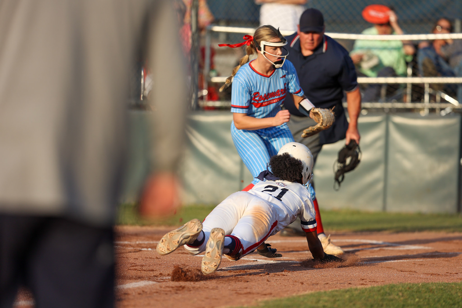 St. Benedict Softball vs TRA at St. Benedict At Auburndale on May 10, 2022 in the DII-AA Regional Softball Tournament. (Ryan Beatty/SBA)