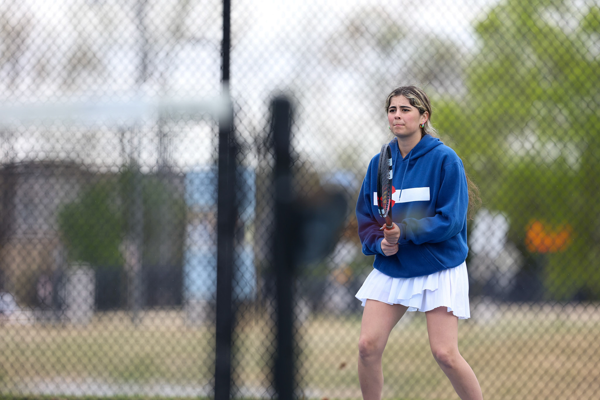 St. Benedict Tennis vs Brighton Cardinals on Wednesday April 6, 2022 at St. Benedict At Auburndale High School in Memphis, TN. (Ryan Beatty/SBA)