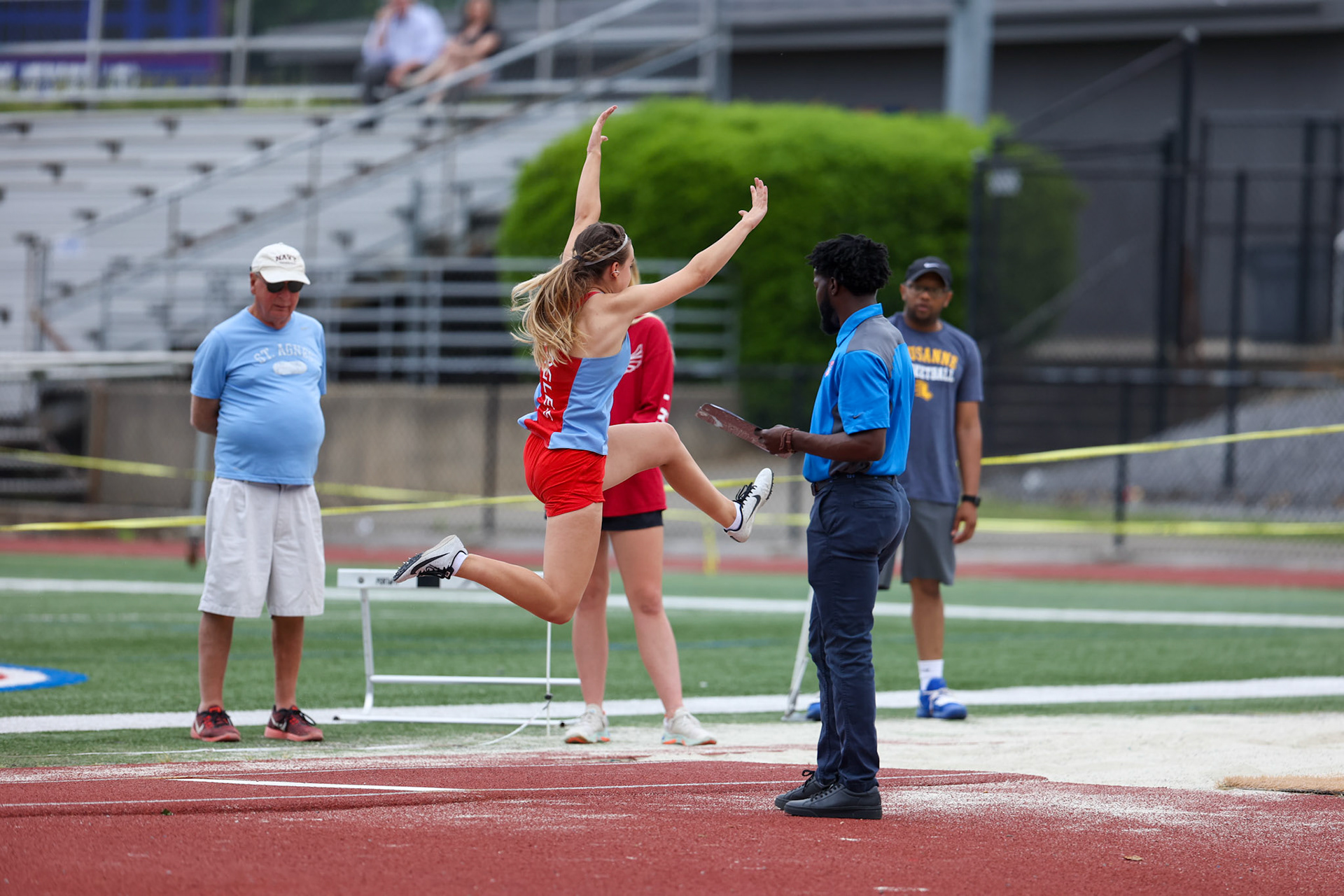 St. Benedict Track at Memphis University School in Memphis, TN on May 3, 2022. (Ryan Beatty/SBA)