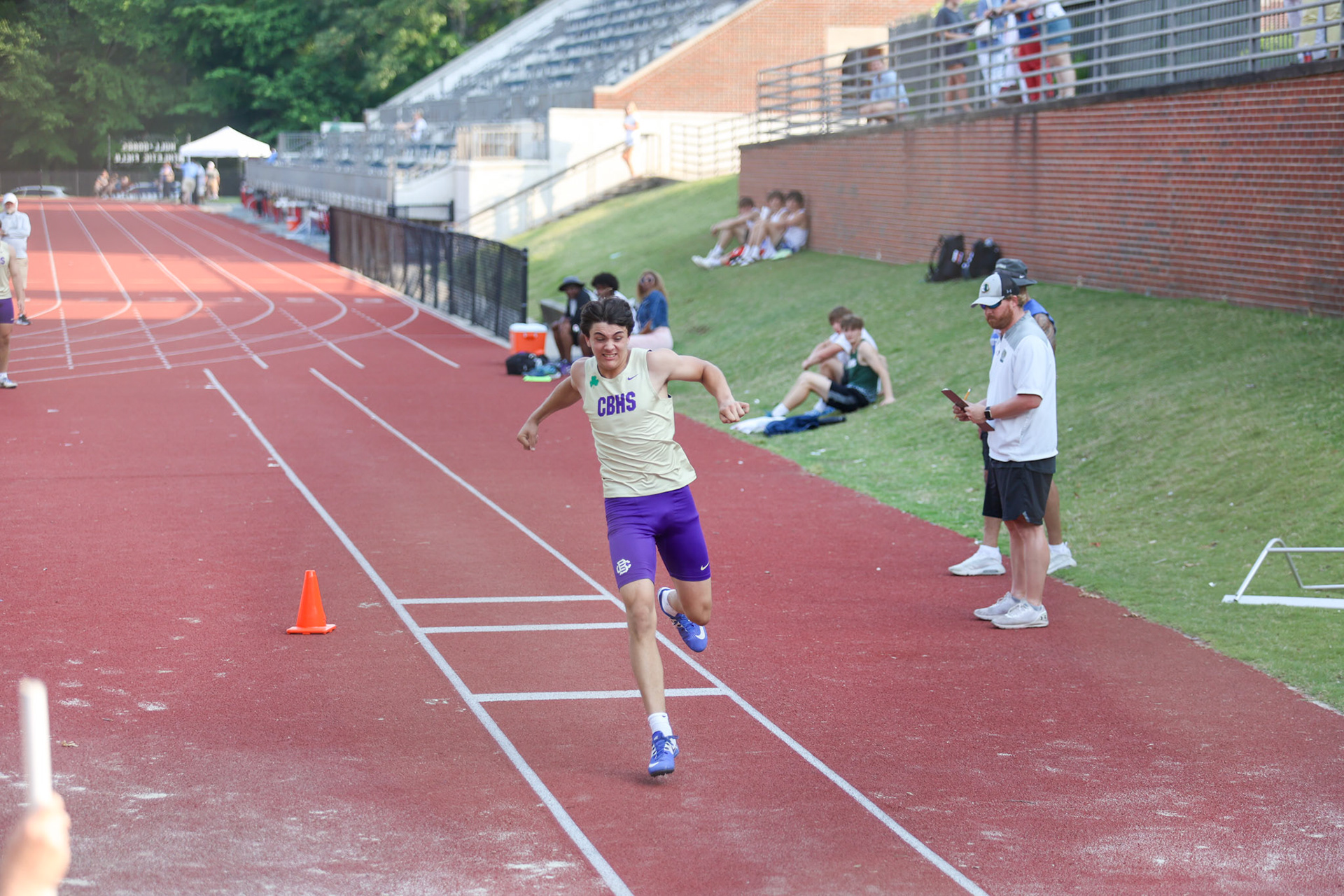 St. Benedict Track at MUS Region Meet on May 11, 2022. (Ryan Beatty/SBA)