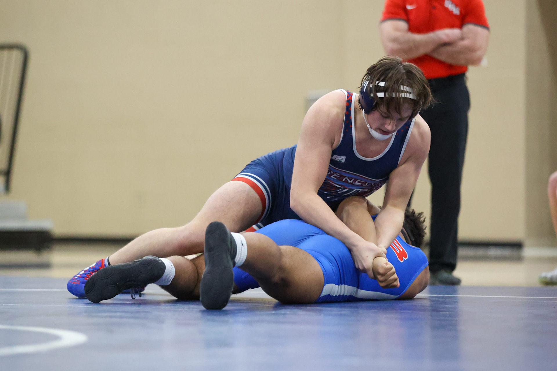 SBA Wrestling Senior Night vs Bartlett, Bolton, and ECS on Thursday, Feb. 10, 2022. (Ryan Beatty Photo)