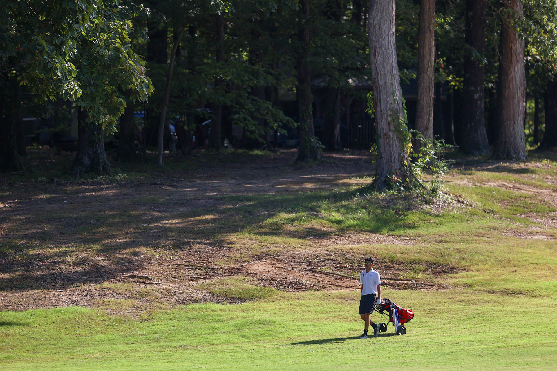 St. Benedict Boys Golf vs Briarcrest at the Lakeland Golf Club on Thursday, September 15, 2022. (Ryan Beatty/SBA)