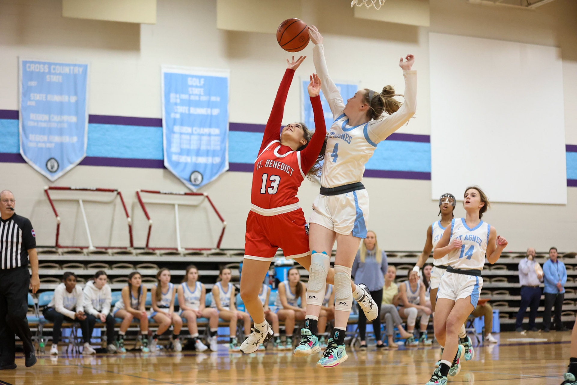 SBA Girls Basketball vs St. Agnes on Monday, January 23, 2022. (Ryan Beatty Photo)