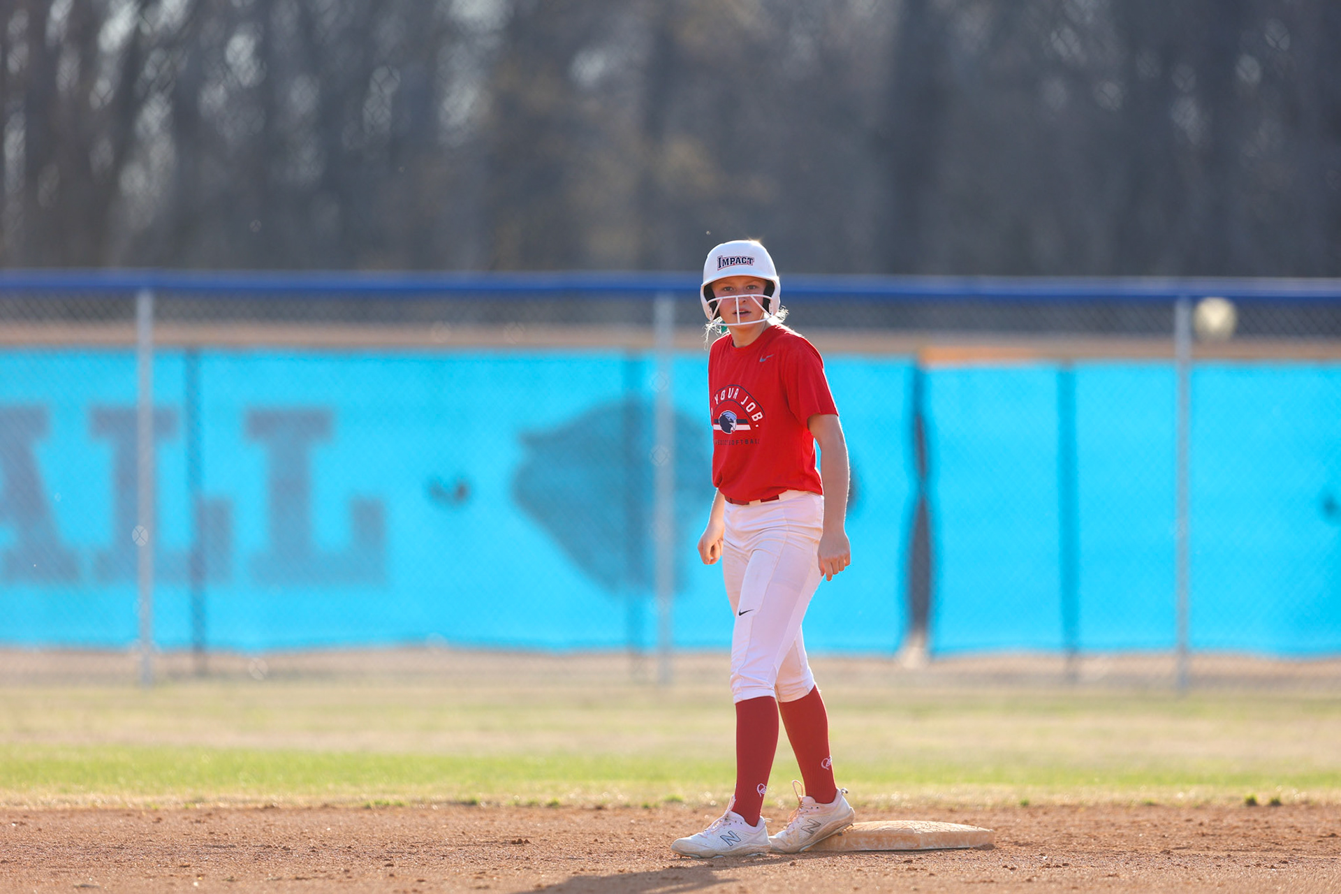 St. Benedict Softball vs Bartlett High School on March 3, 2022 at W.J. Freeman Park in Memphis, TN (Ryan Beatty/SBA)