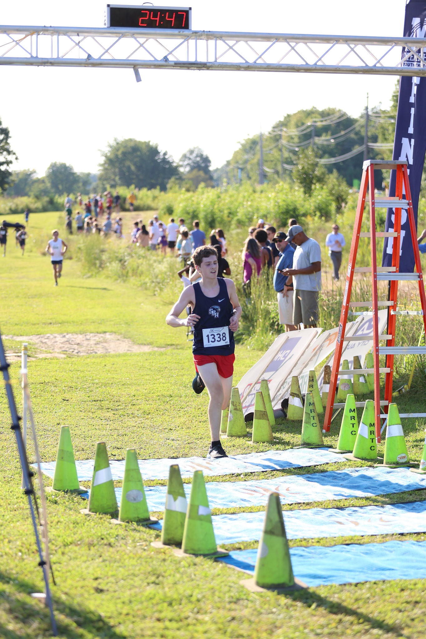 St. Benedict Cross Country MYA Meet 1 at Shelby Farms on Wednesday, September 14, 2022. (Ryan Beatty/SBA)