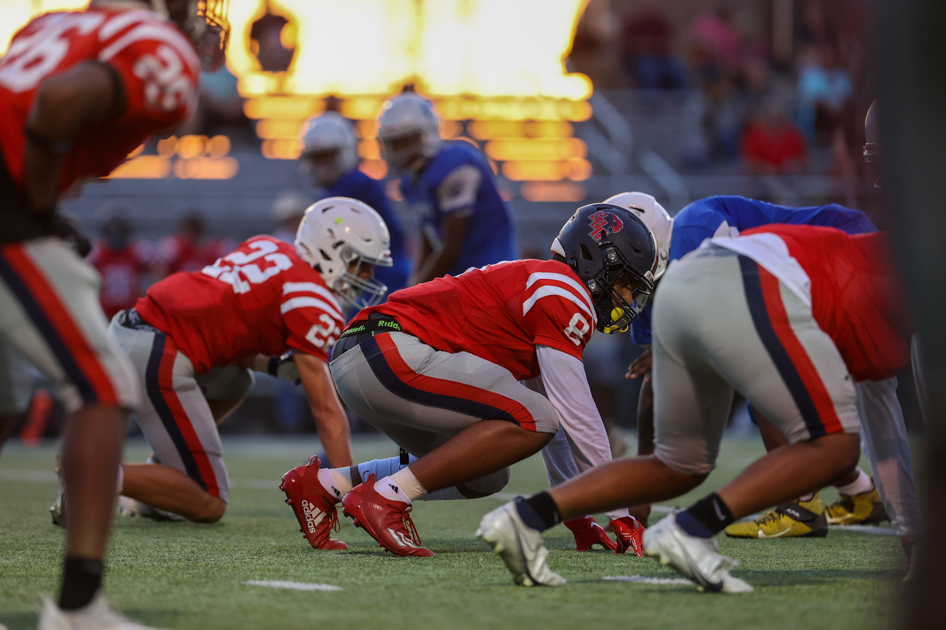 SBA Football Scrimmage on Friday, August 5, 2022 at St. Benedict at Auburndale in Memphis, TN. (Ryan Beatty/SBA)