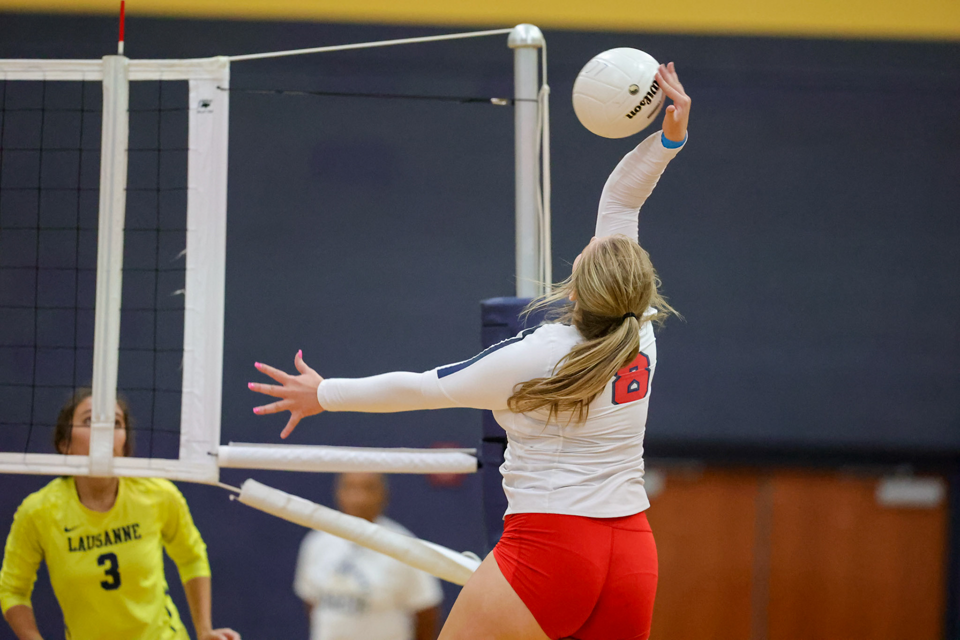 SBA Volleyball vs Lausanne on Wednesday, August 17, 2022. (Ryan Beatty/SBA)