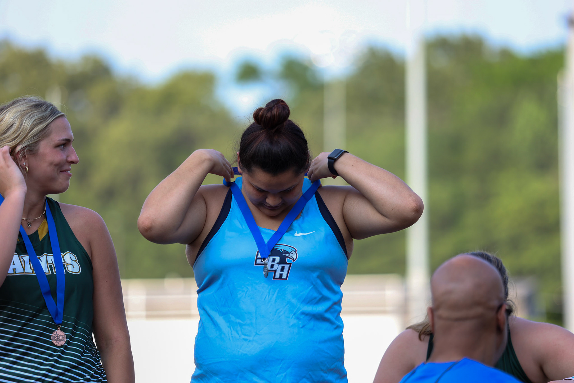 St. Benedict Track at MUS Region Meet on May 11, 2022. (Ryan Beatty/SBA)