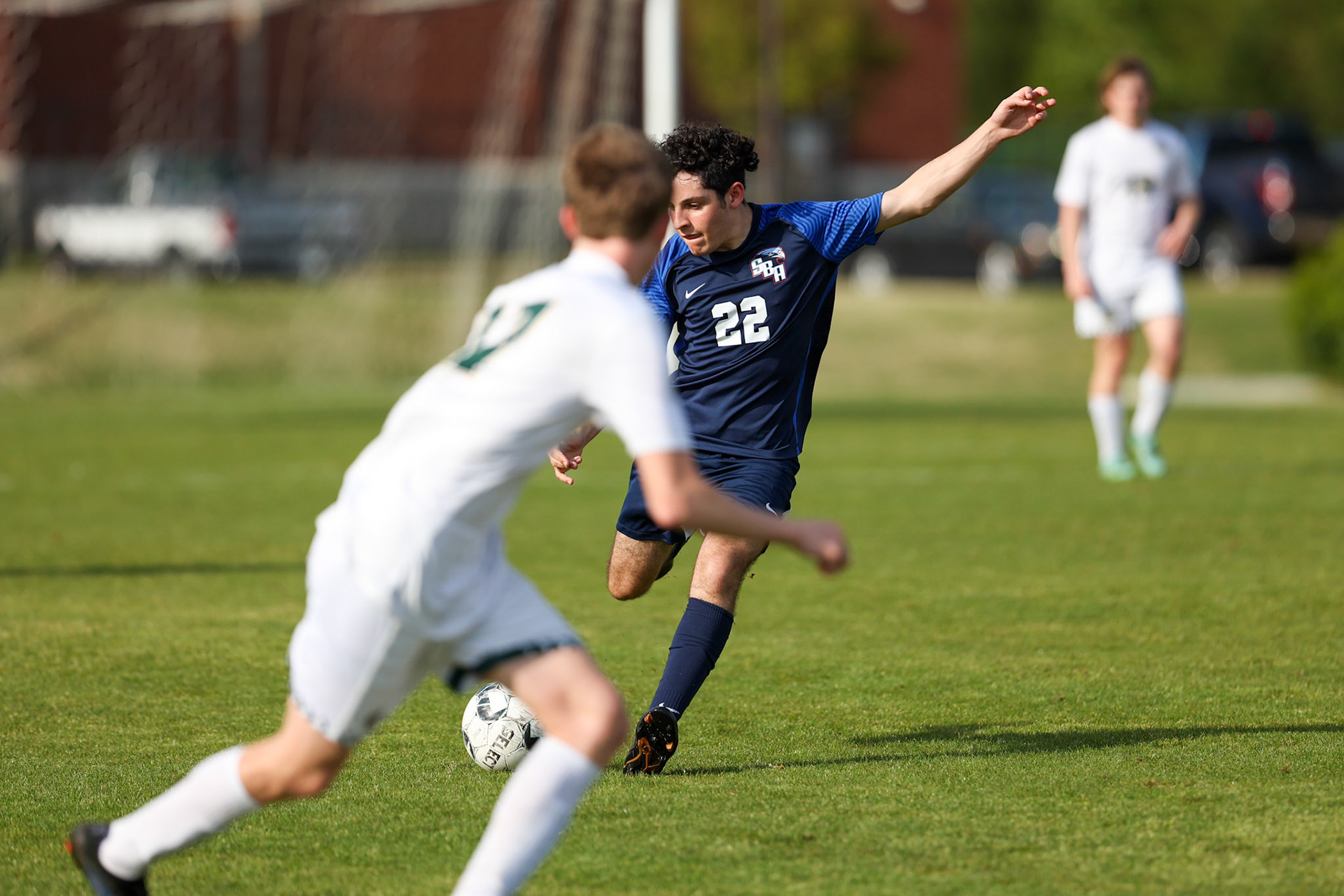 St. Benedict Soccer vs Briarcrest at St. Benedict at Auburndale High School in Memphis, TN on April 21, 2022. (Ryan Beatty/SBA)