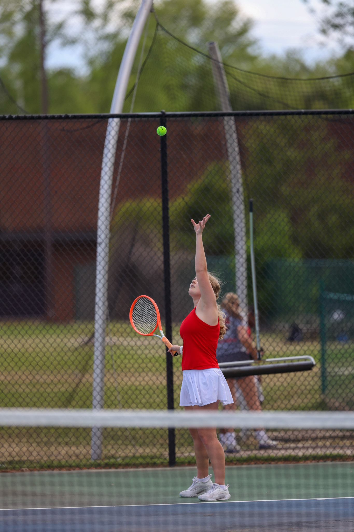 SBA Tennis vs Houston on Thursday, April 13, 2023. (Ryan Beatty Photo)