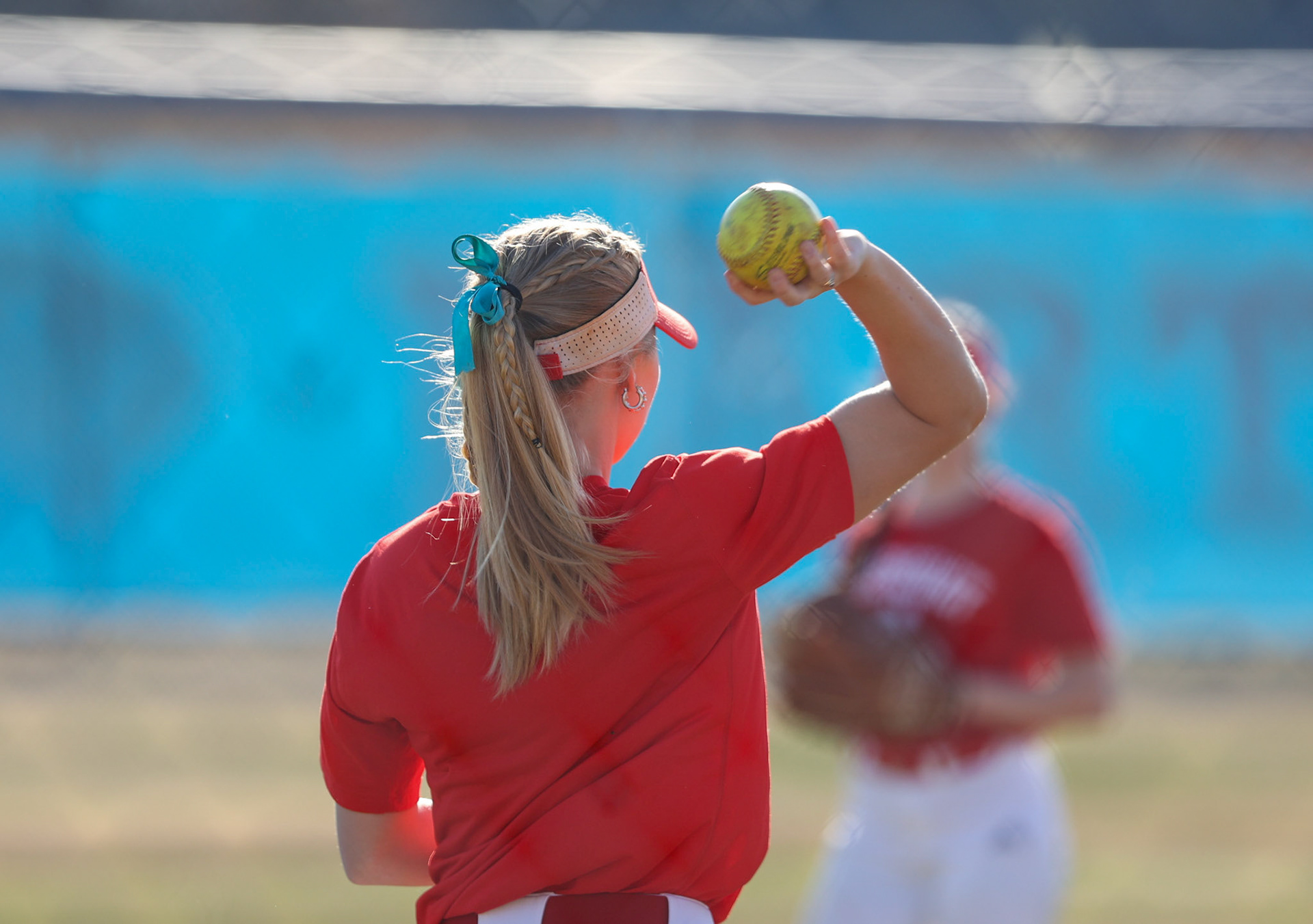 St. Benedict Softball vs Bartlett High School on March 3, 2022 at W.J. Freeman Park in Memphis, TN (Ryan Beatty/SBA)