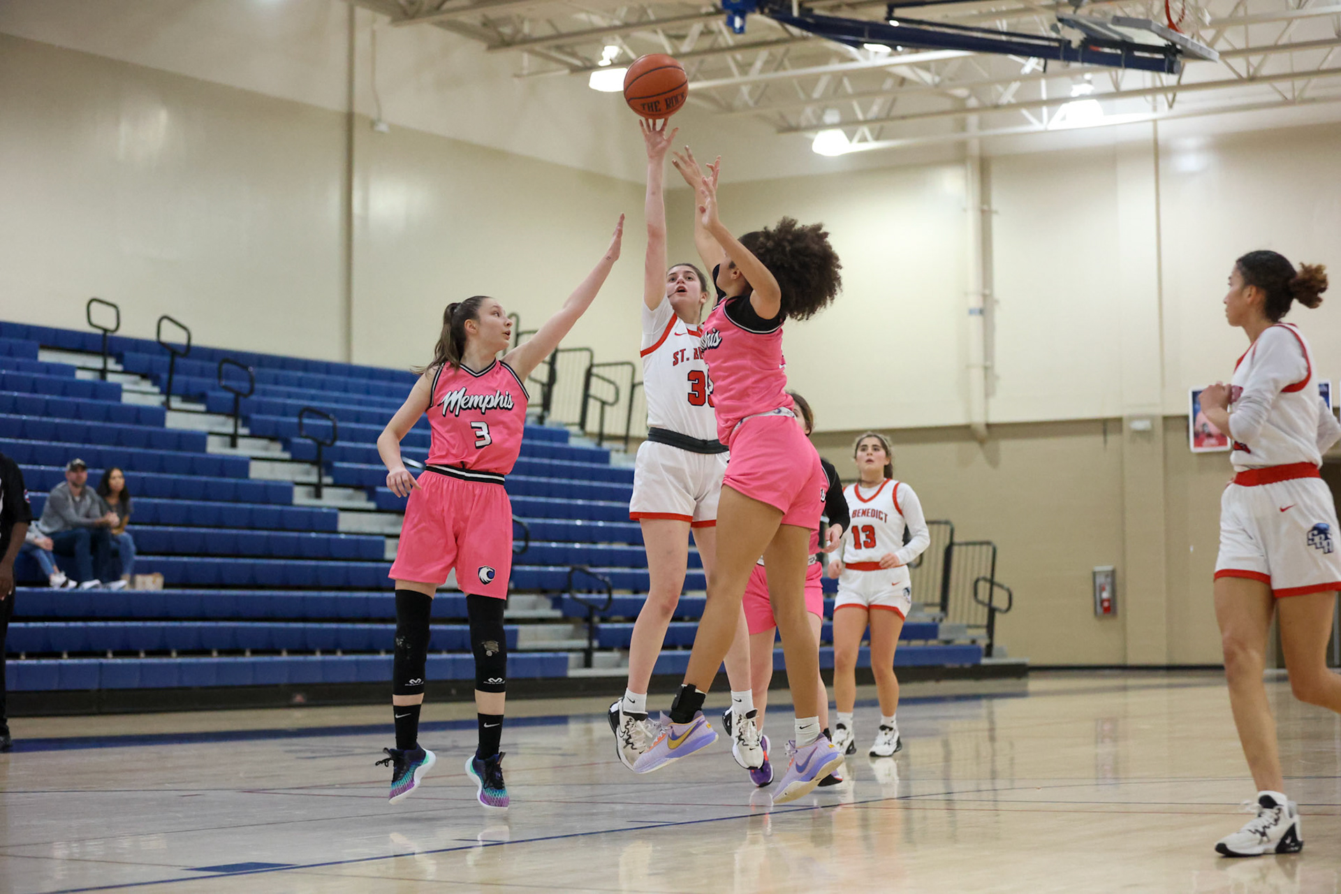 SBA Girls Basketball vs MHEA. (Ryan Beatty Photo)