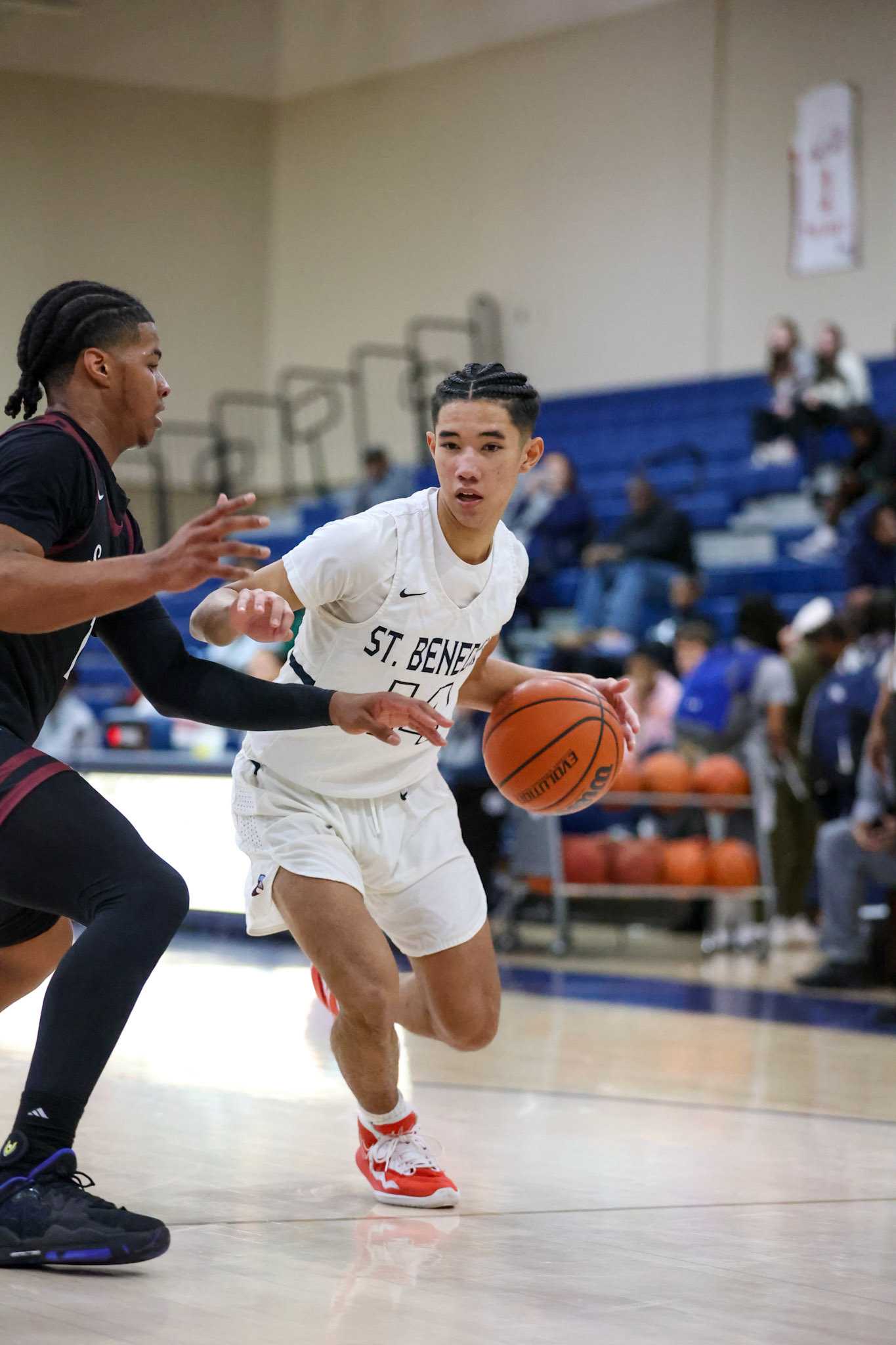 SBA Basketball vs Sacred Heart at the 2022 SBA Holiday Hoops Tournament. (Ryan Beatty Photo)
