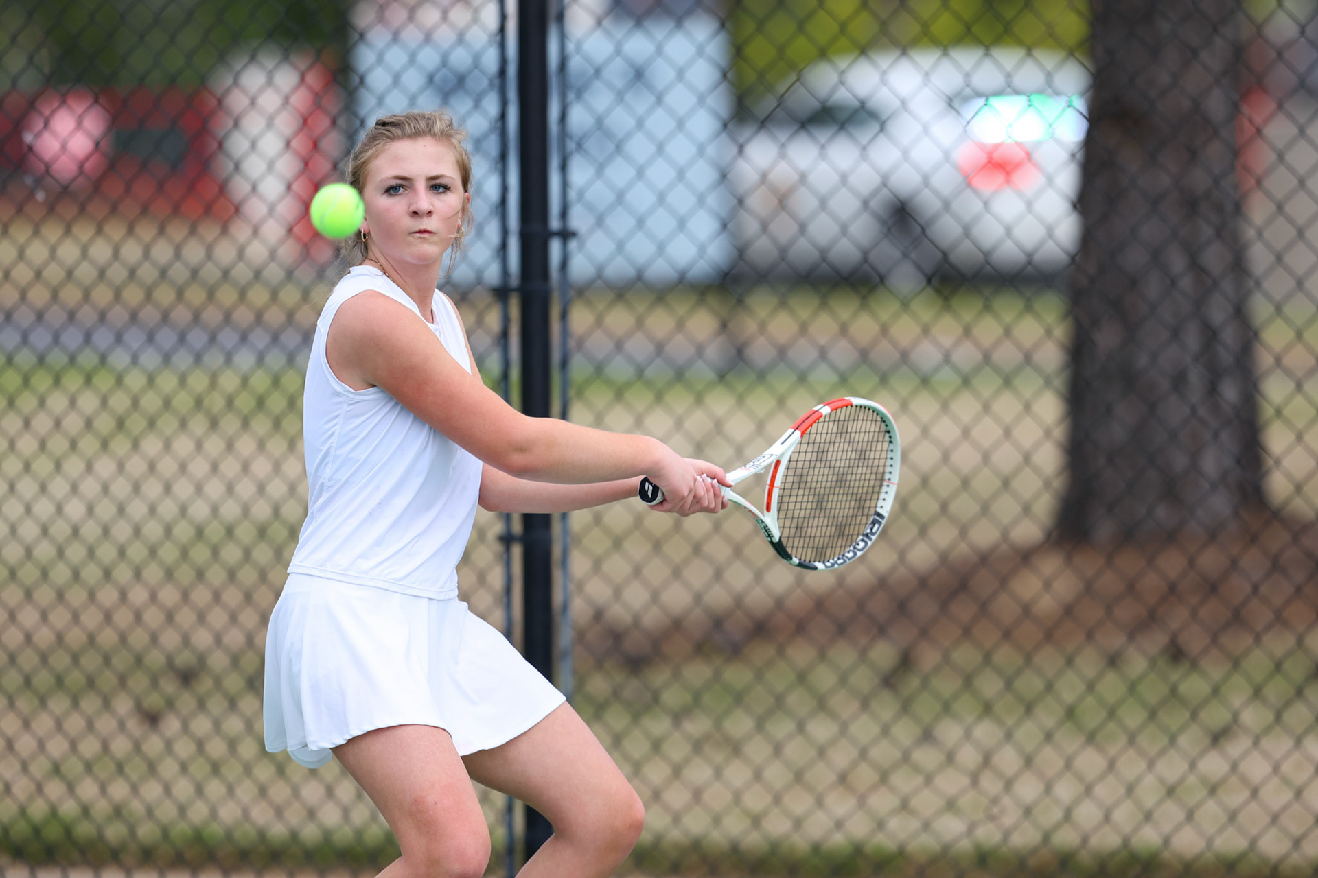 SBA Tennis vs Houston on Thursday, April 13, 2023. (Ryan Beatty Photo)