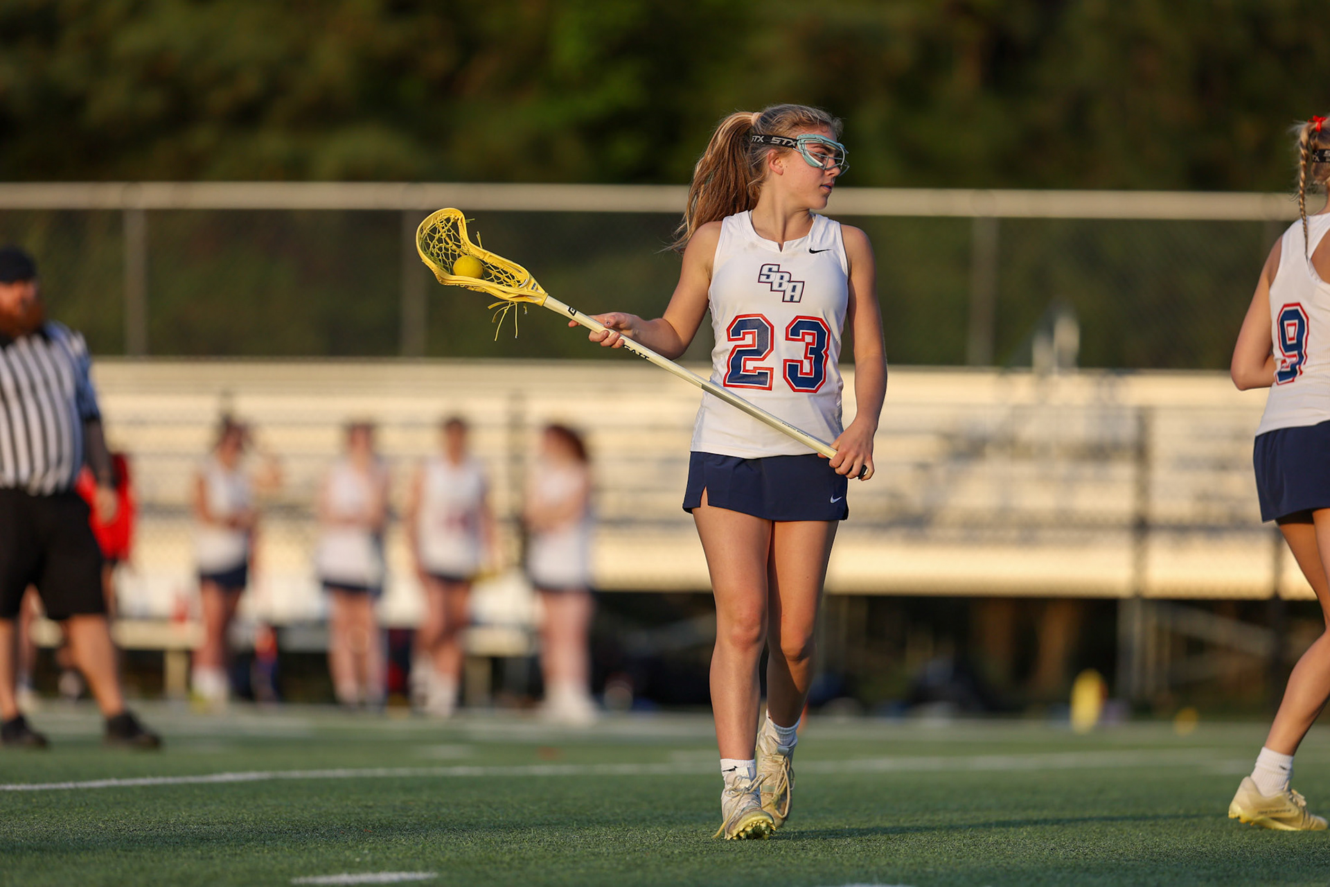 St. Benedict Girls Lacrosse vs St. Agnes on Senior Night at St. Benedict at Auburndale in Memphis, TN on April 19, 2022. (Ryan Beatty/SBA)