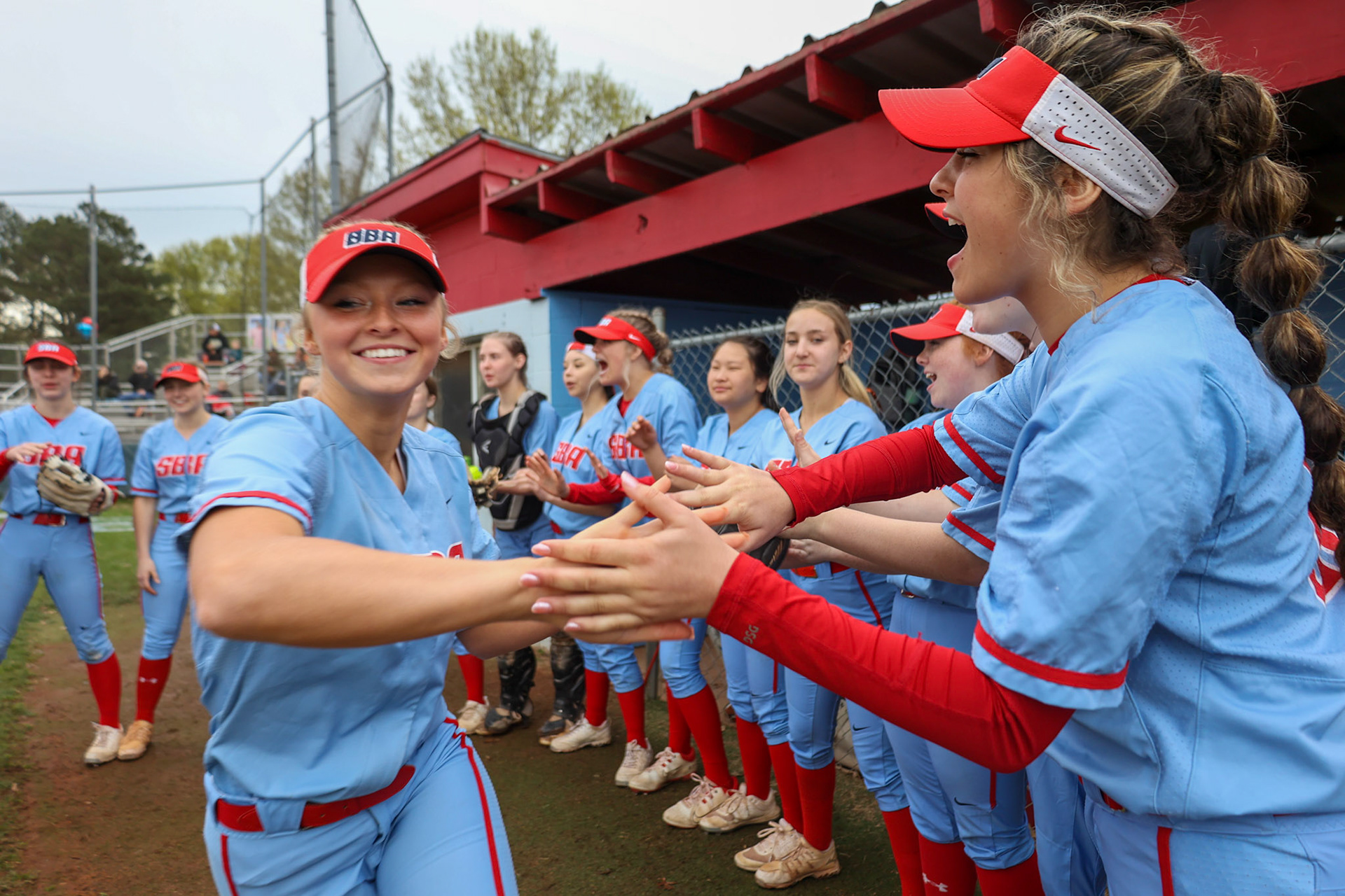 St. Benedict Softball vs Millington on Senior Night at St. Benedict at Auburndale in Memphis, TN on April 20, 2022. (Ryan Beatty/SBA)