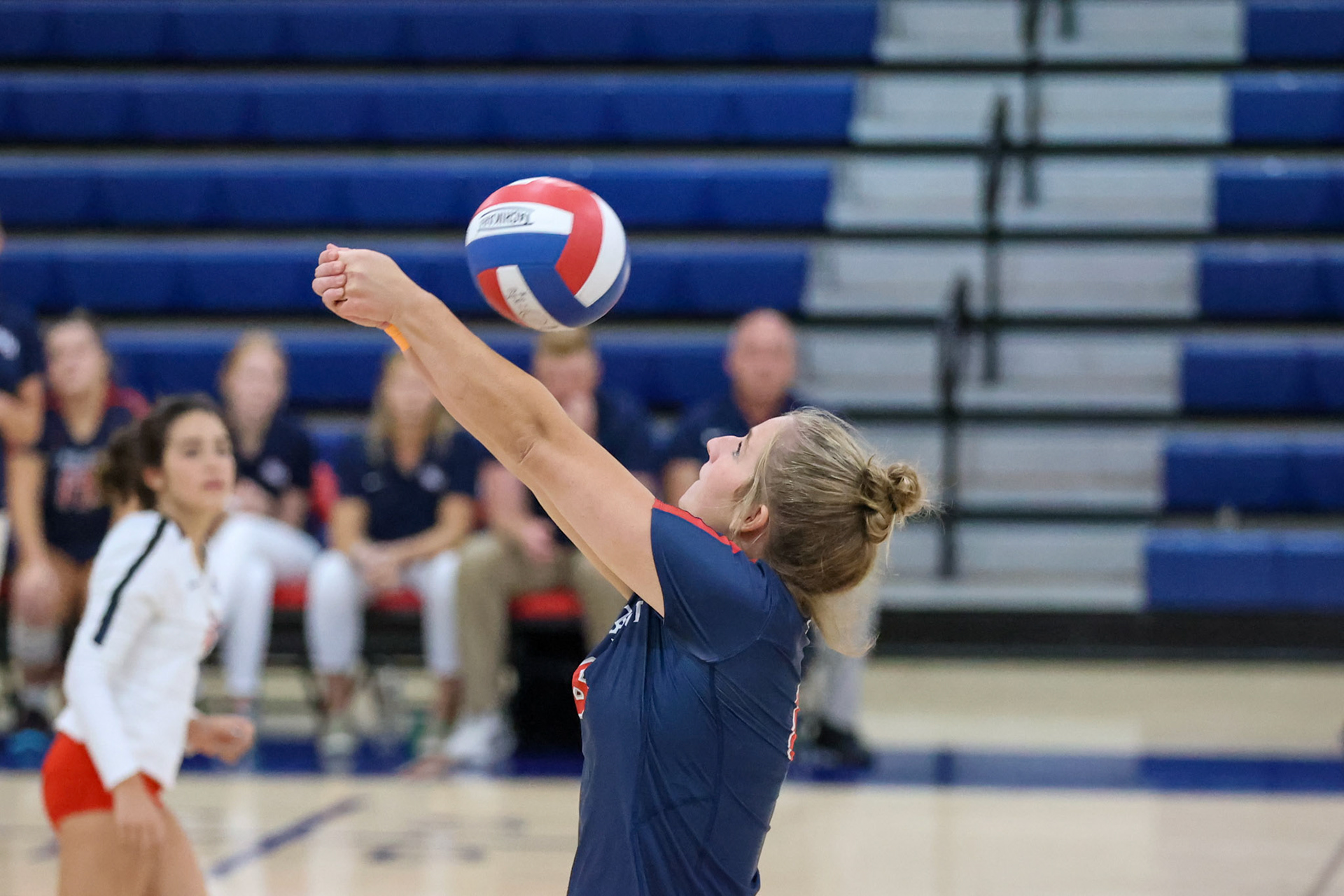 St. Benedict Volleyball vs West Memphis at St. Benedict on Monday, September 12, 2022. (Ryan Beatty/SBA)