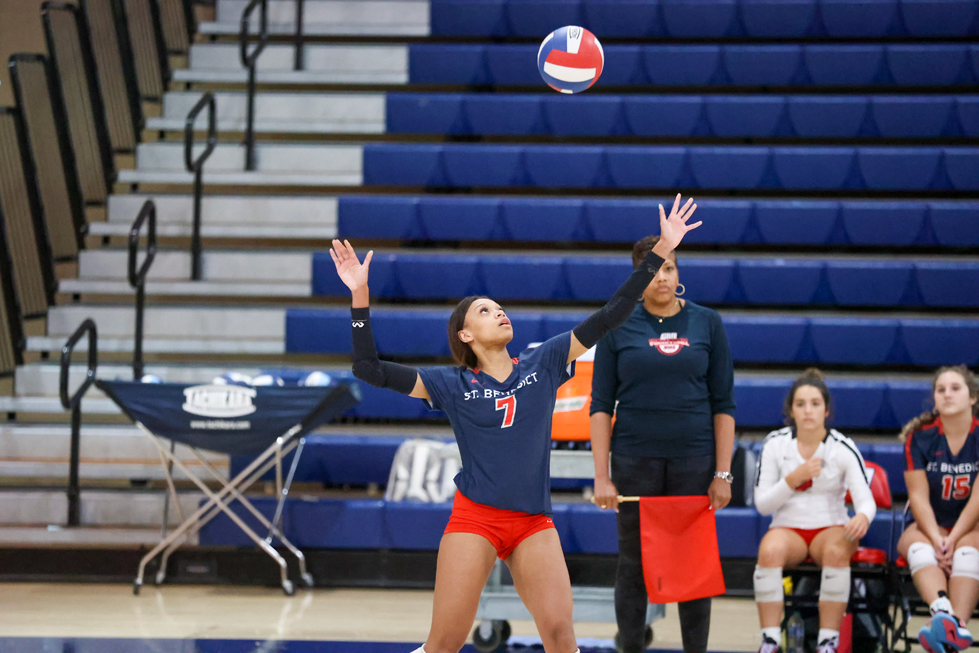 St. Benedict Volleyball vs West Memphis at St. Benedict on Monday, September 12, 2022. (Ryan Beatty/SBA)
