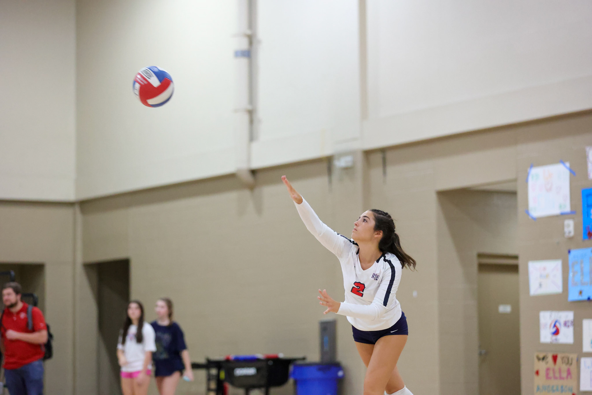 St. Benedict Volleyball vs White Station at St. Benedict at Auburndale in Memphis, TN on Thursday, September 22, 2022. (Ryan Beatty/SBA)