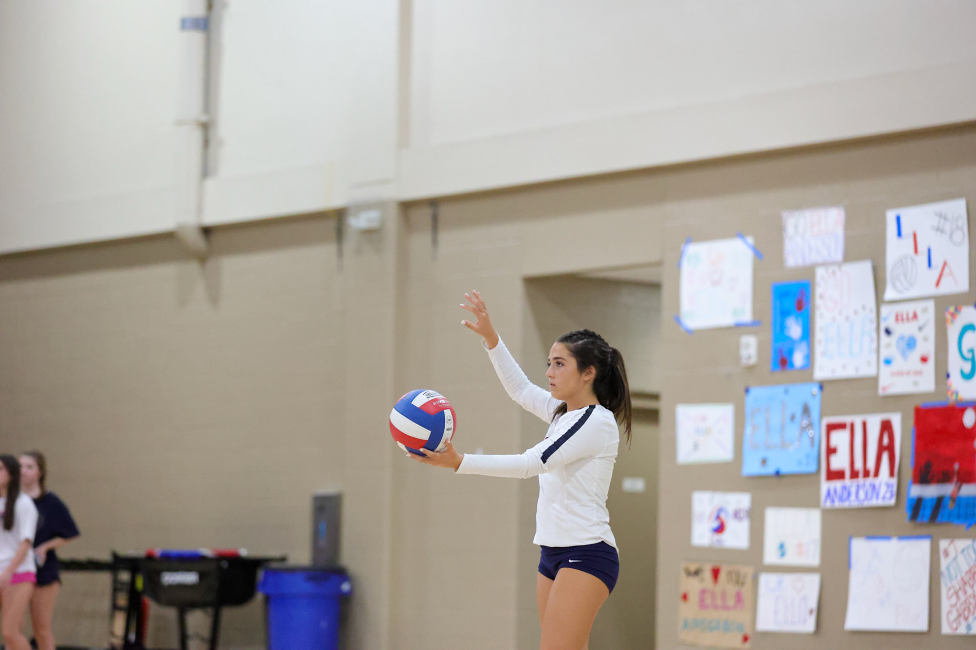 St. Benedict Volleyball vs White Station at St. Benedict at Auburndale in Memphis, TN on Thursday, September 22, 2022. (Ryan Beatty/SBA)