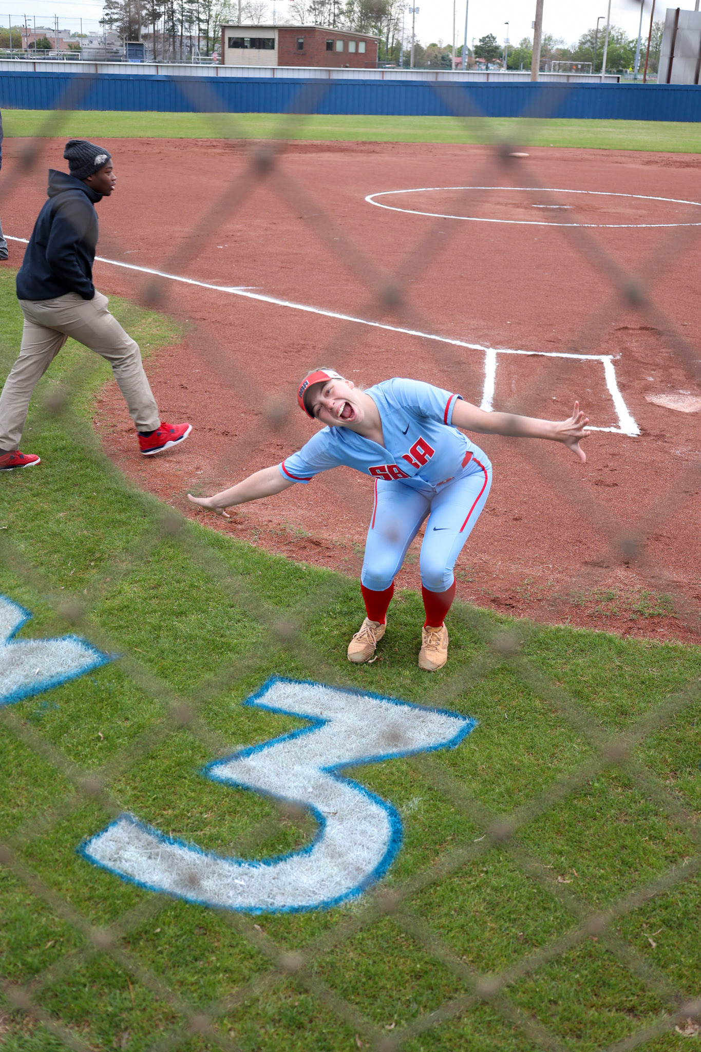 St. Benedict Softball vs Millington on Senior Night at St. Benedict at Auburndale in Memphis, TN on April 20, 2022. (Ryan Beatty/SBA)