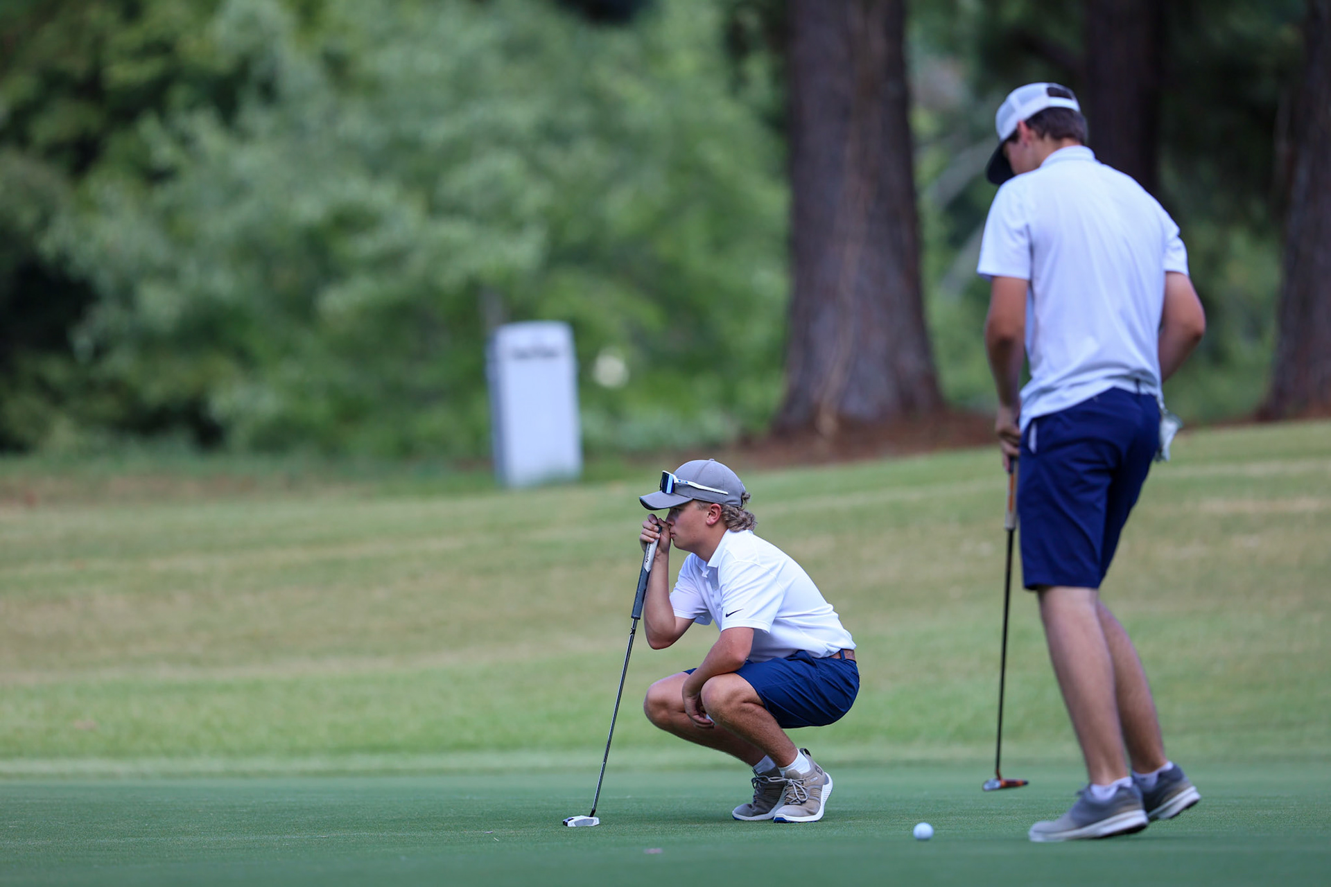 St. Benedict Boys Golf vs Briarcrest at the Lakeland Golf Club on Thursday, September 15, 2022. (Ryan Beatty/SBA)